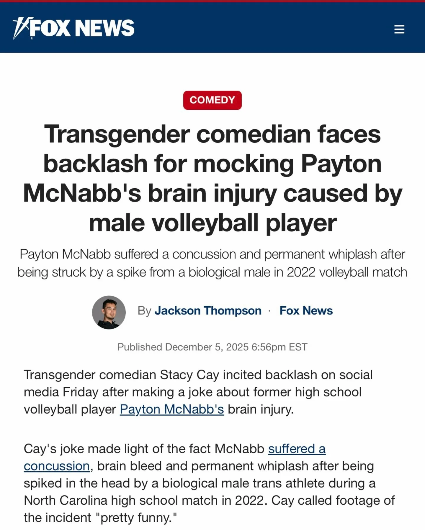 Look mom, I&rsquo;m on Fox News