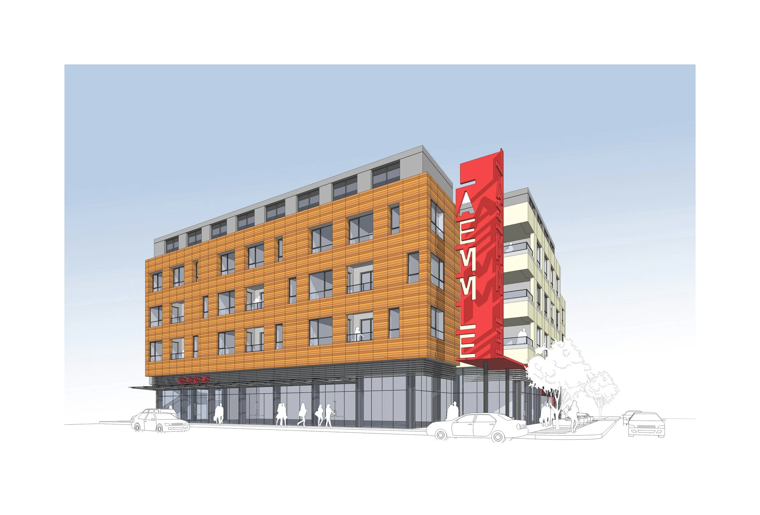 LAEMMLE THEATER MIXED USE
