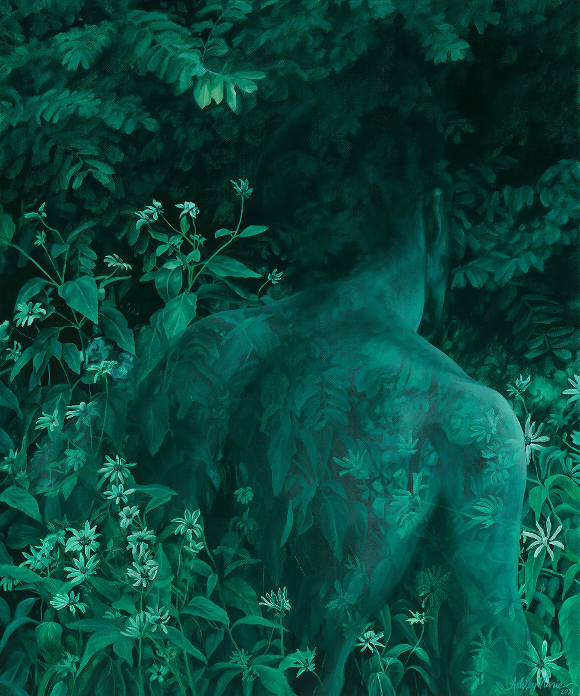 Parable, oil on canvas, 24 x 20 inches, 2021