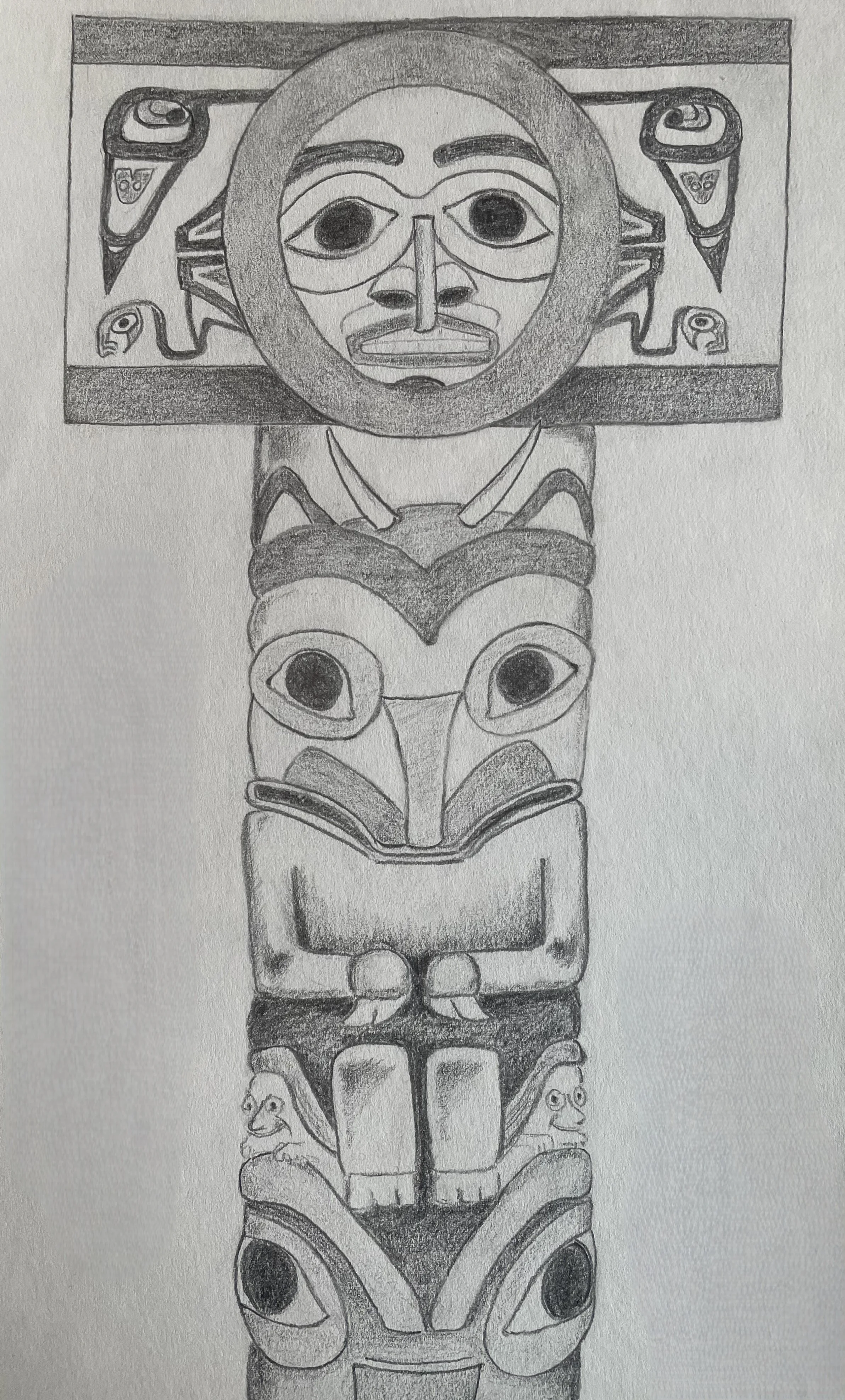 The missing eggs were hidden in the mortuary pole.