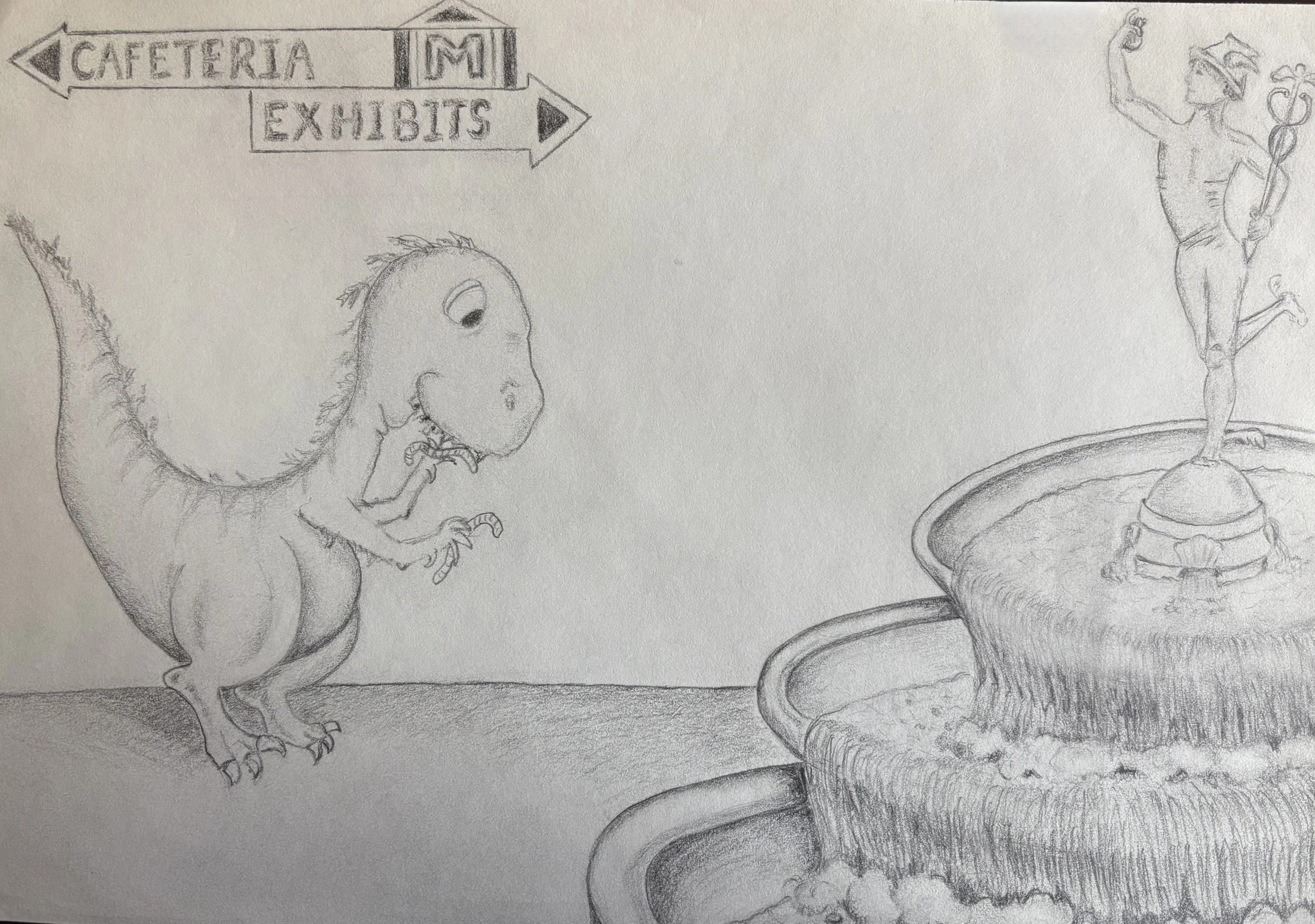 Monty scooped up a claw-full of gummy worms and shoved them into his mouth. 