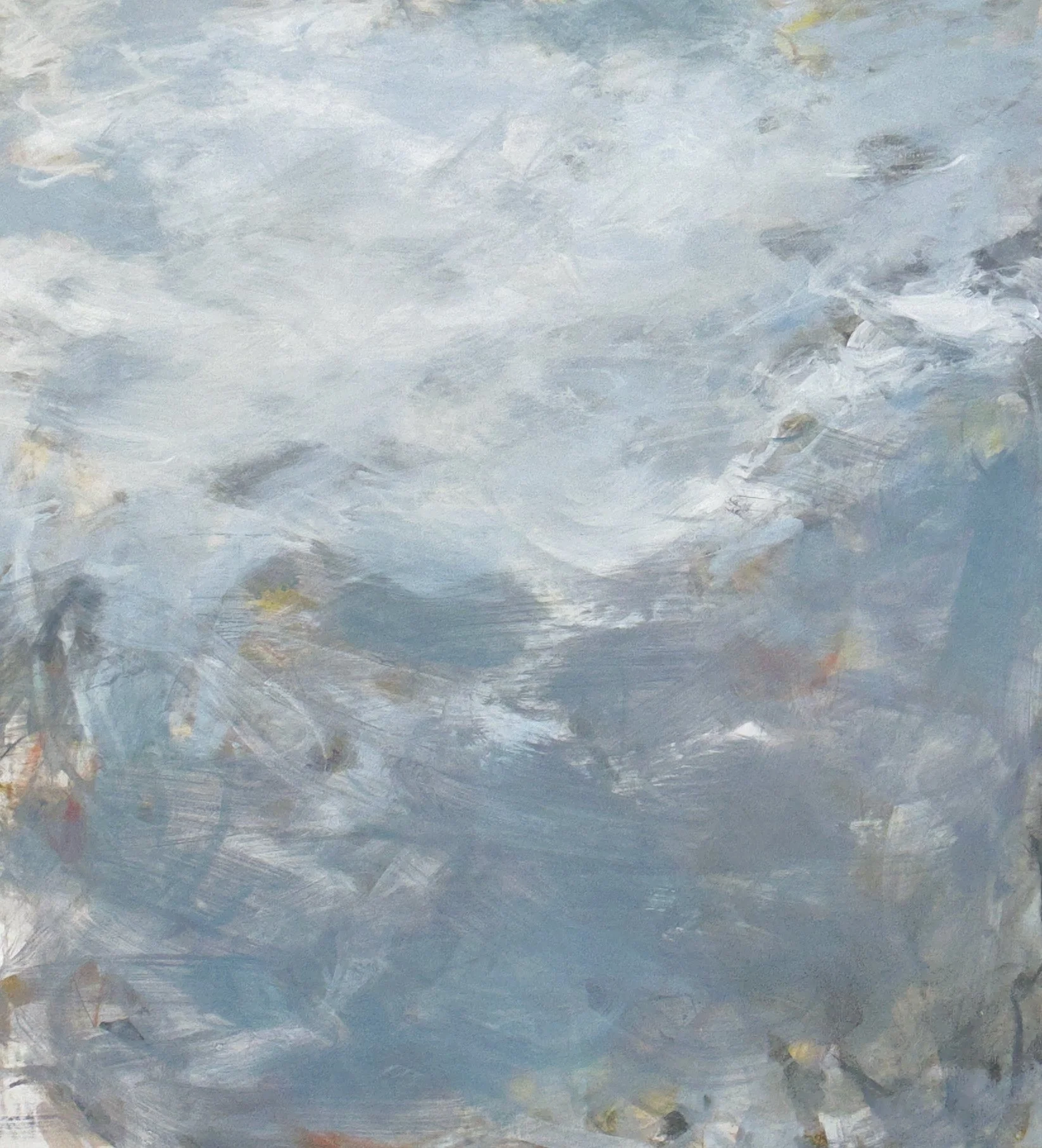 Thalassa VI. 90x93cm polymers on canvas. A$1500