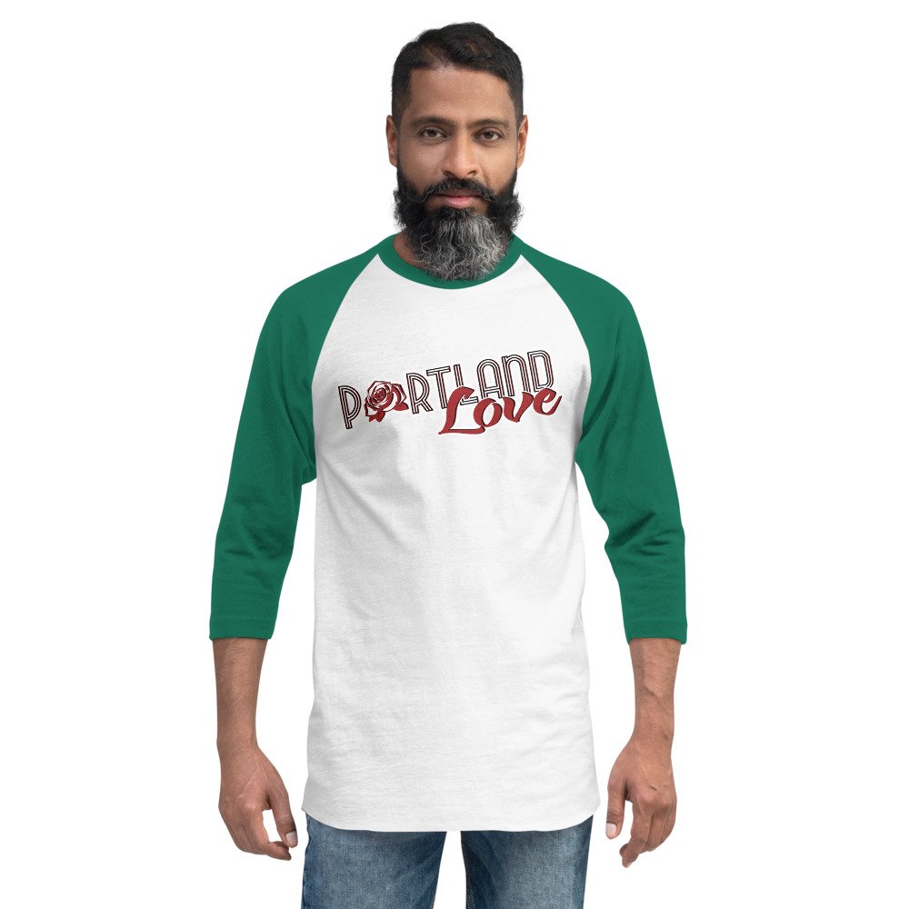 Portland Love Original 3/4 Sleeve Raglan Shirt — Portland Love