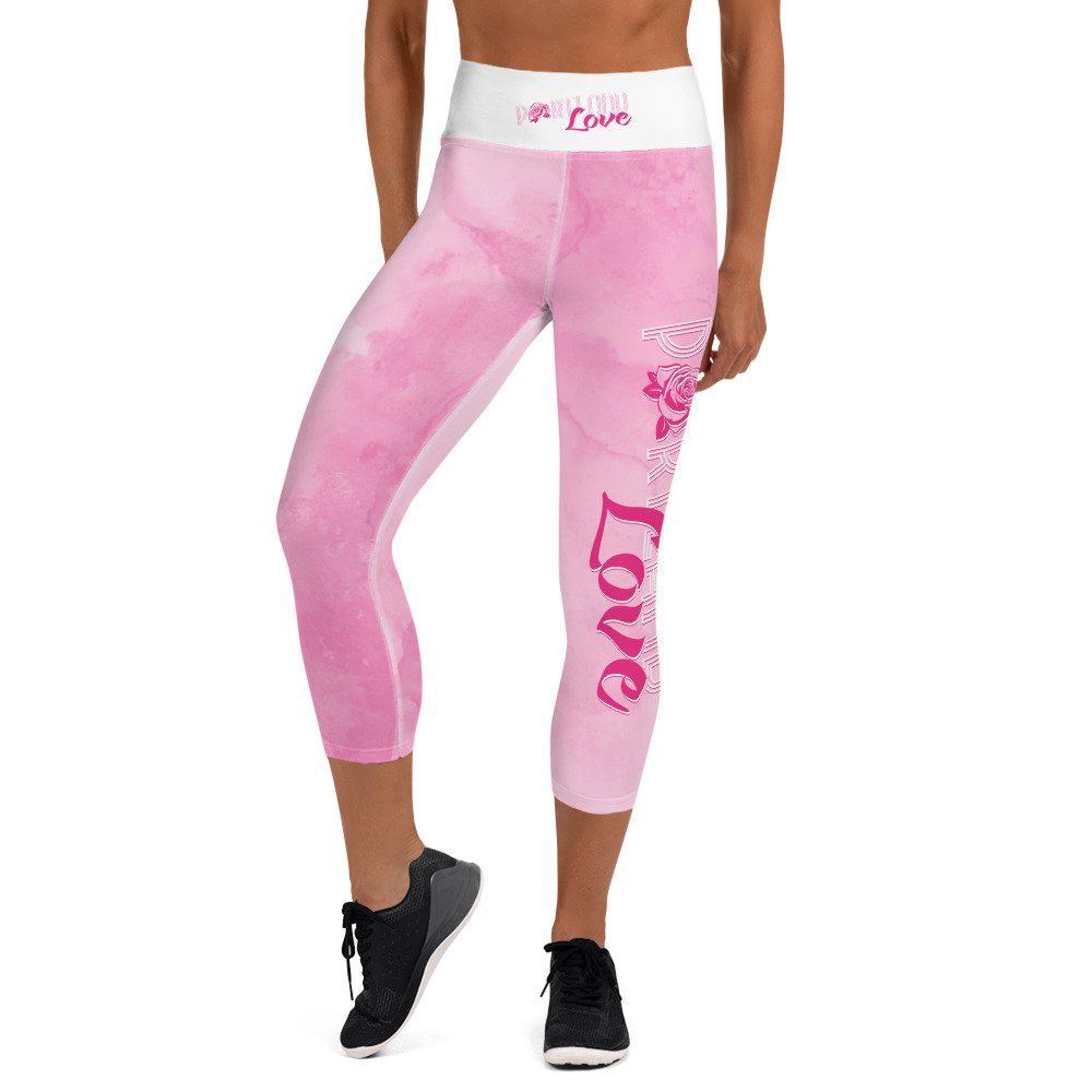  Victoria's Secret Pink Capri Leggings with Graphic