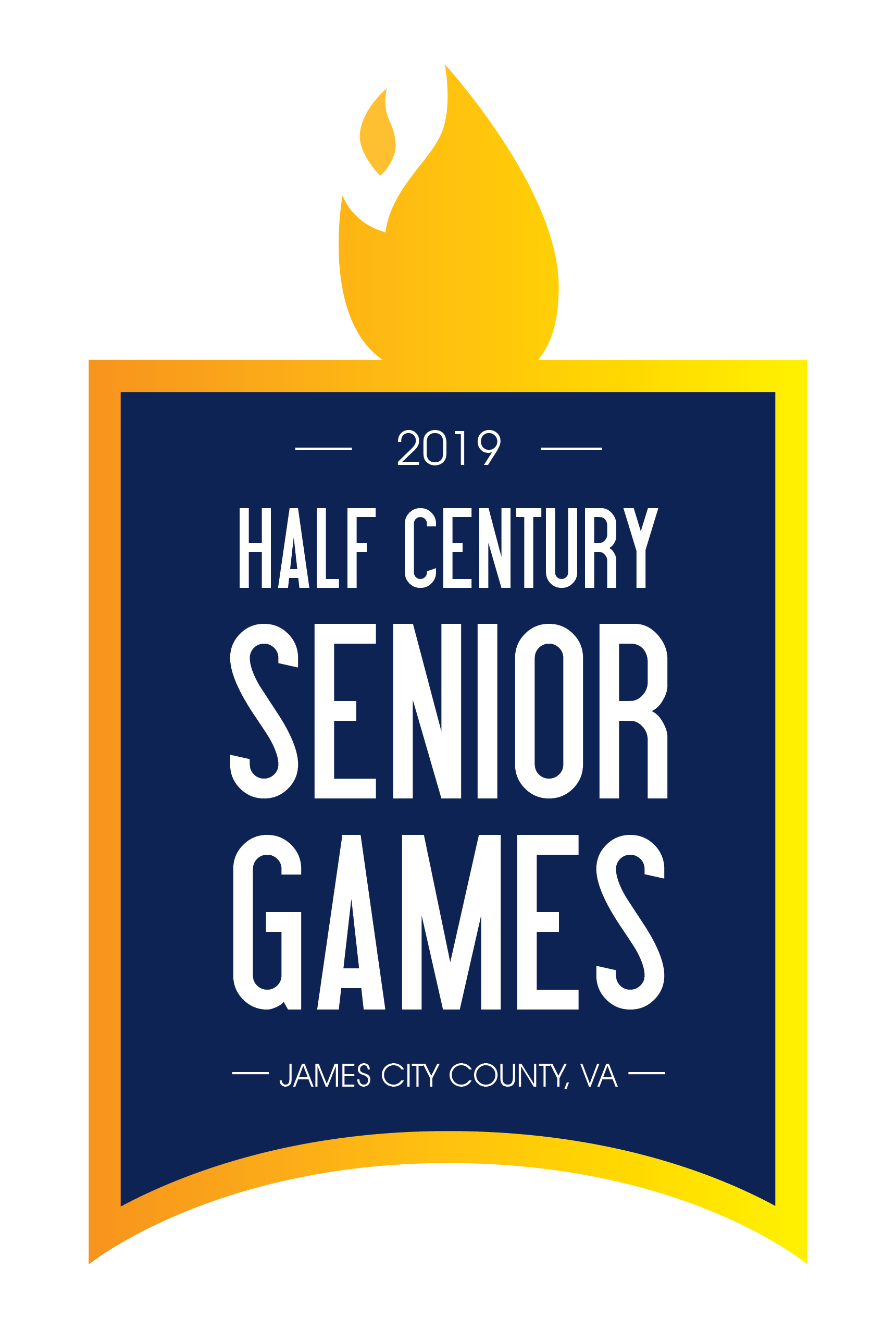 Half Century Senior Games logo