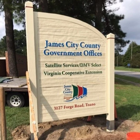 JCC Wayfinding Sign Install