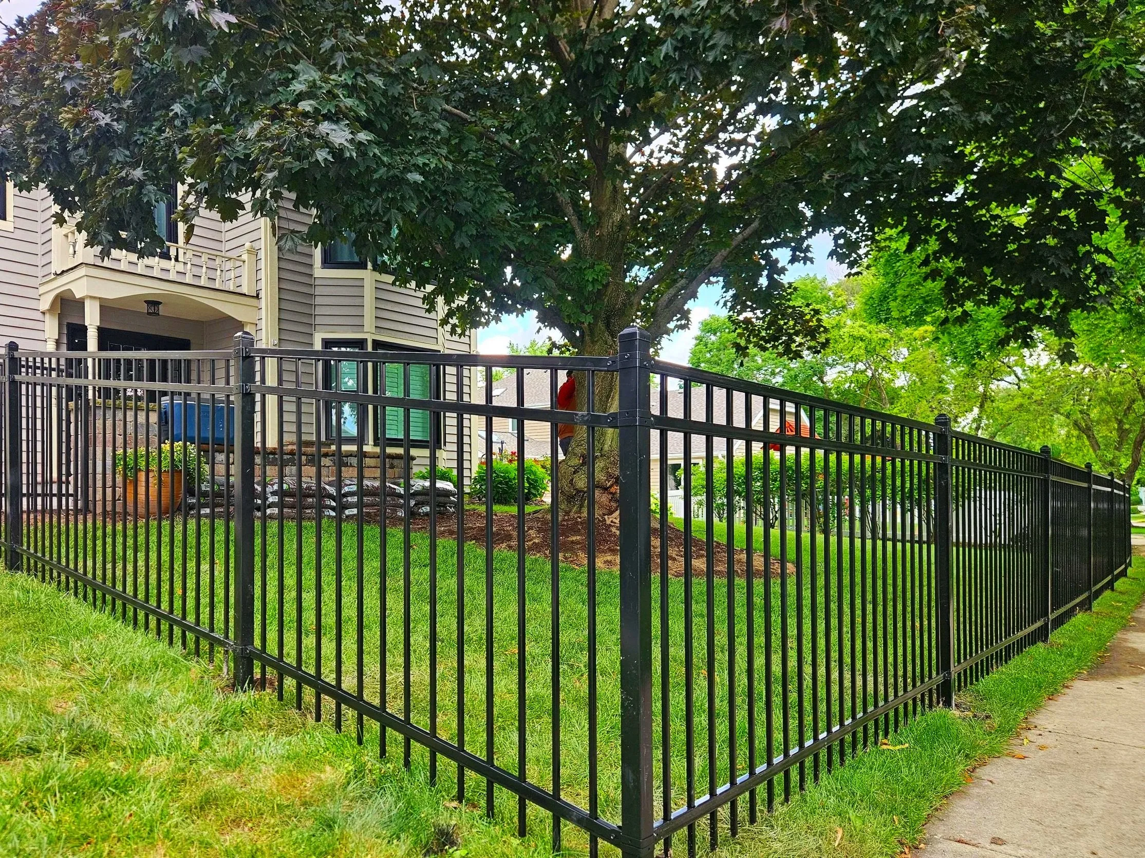 Steel fence in Naperville, IL