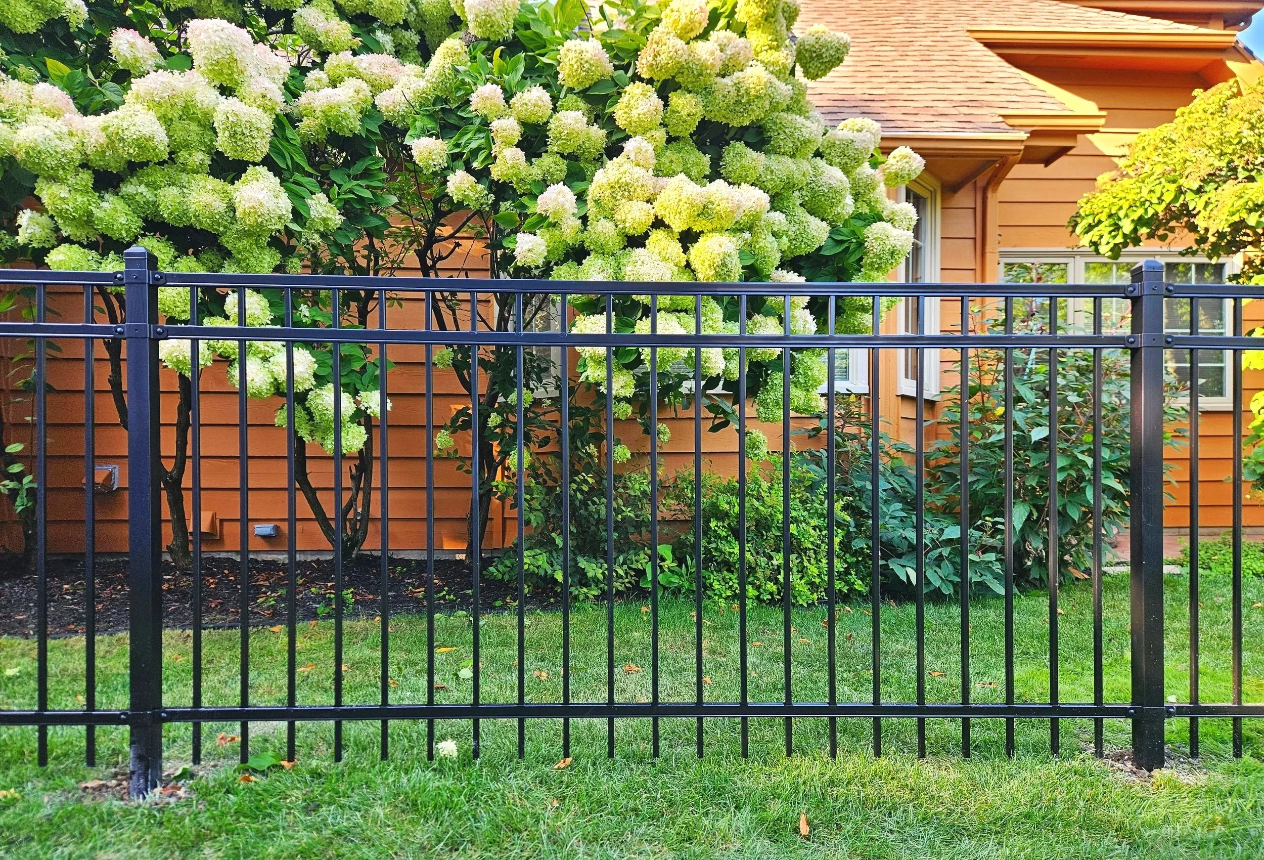 Steel fence in Wheaton, IL