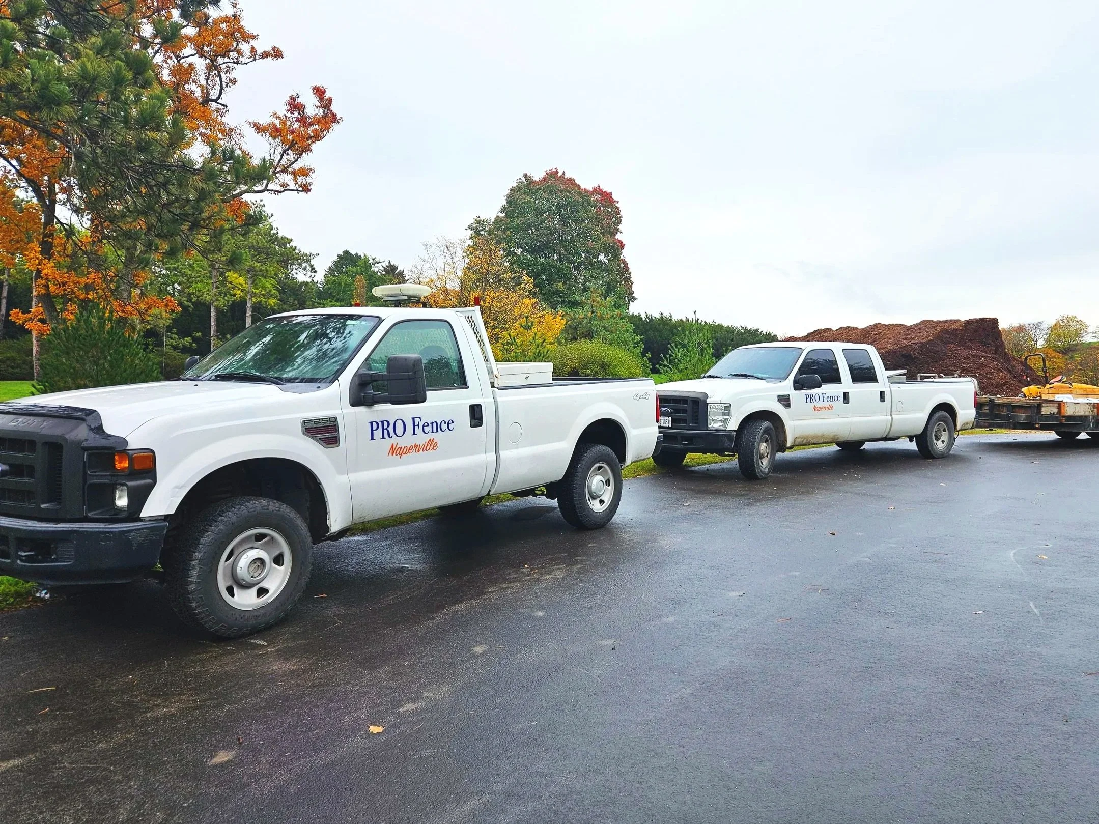 Crew on a custom project at The Morton Arboretum in Lisle, IL