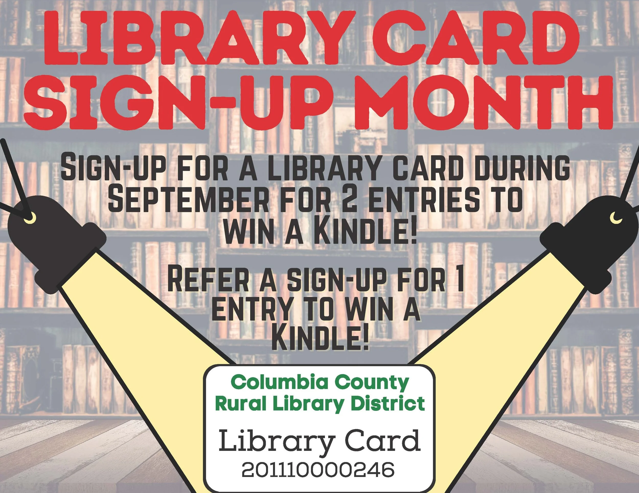Library Card Sign-up Month