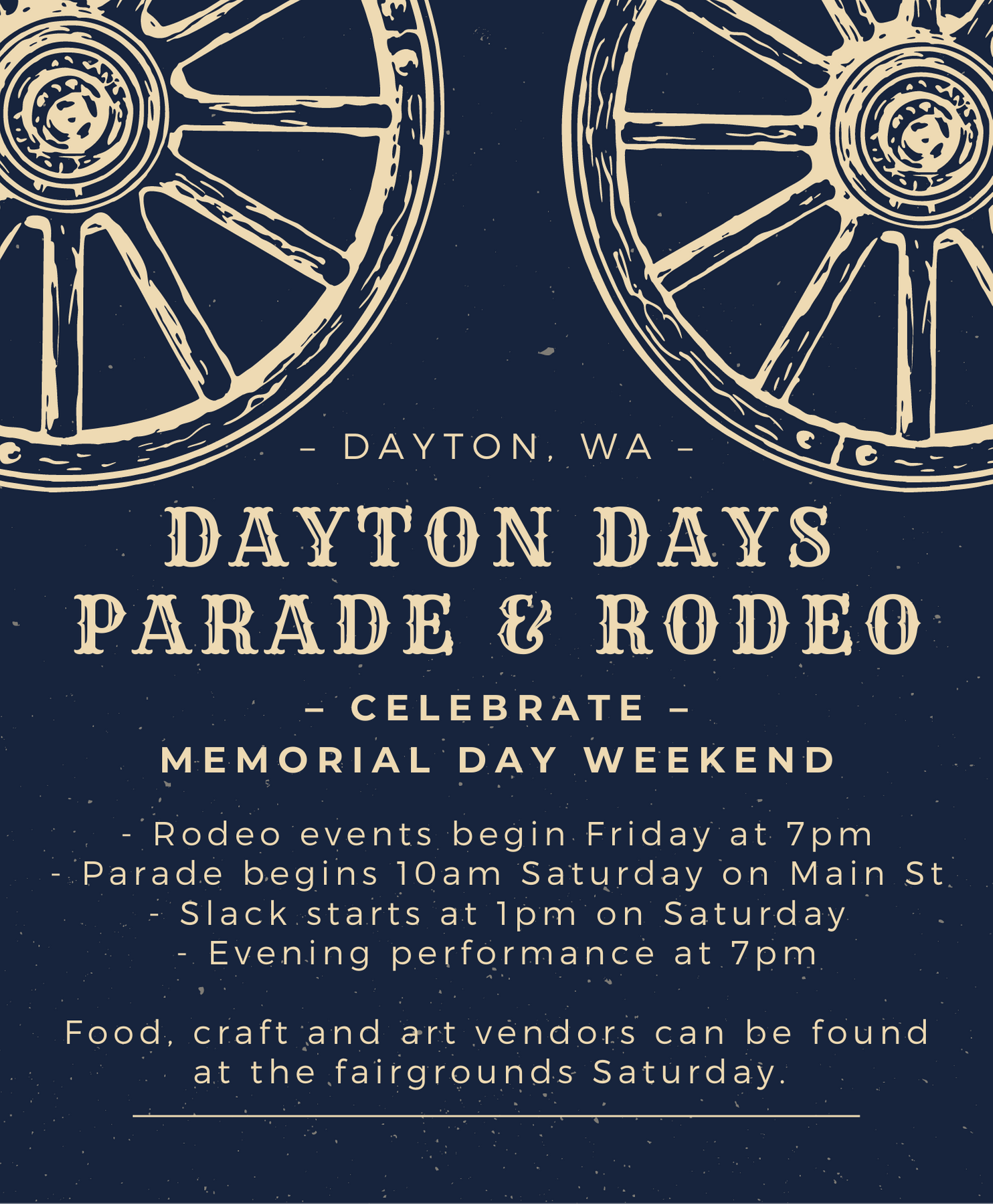 Dayton Days (2022) — Dayton, WA Chamber of Commerce