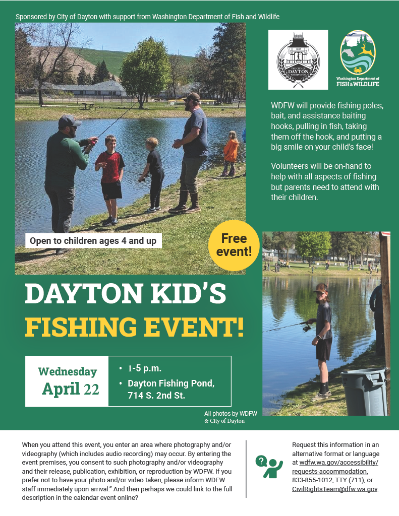 Dayton Kids Fishing Event!