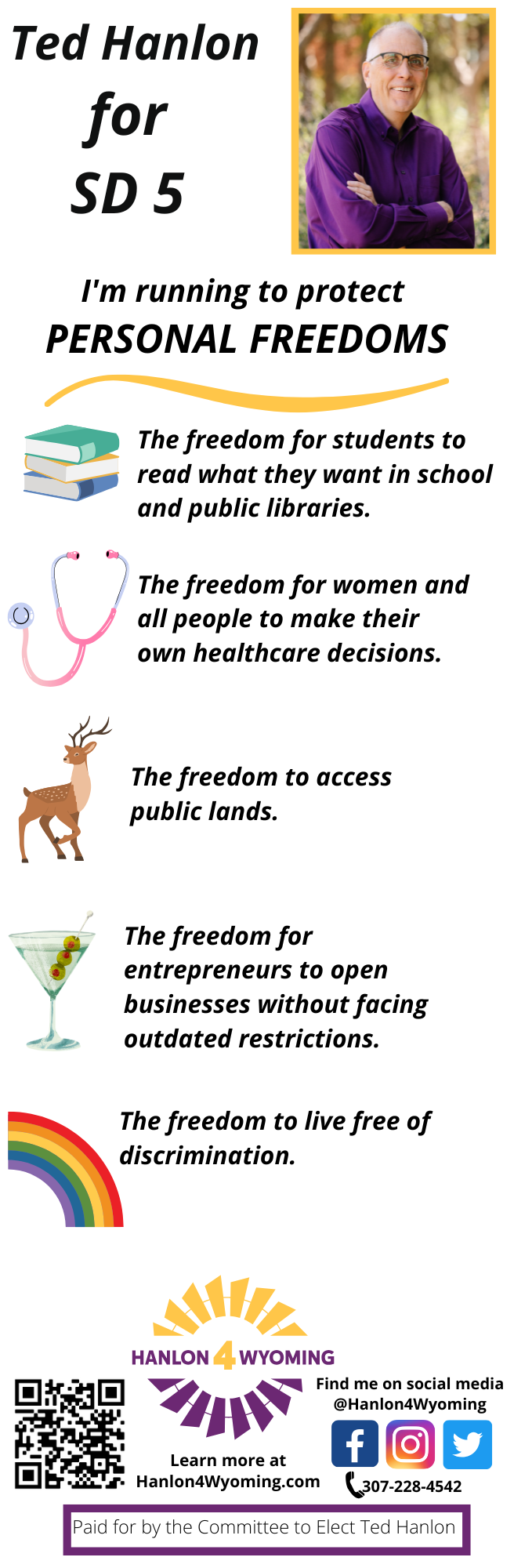 A handout created for literature drops