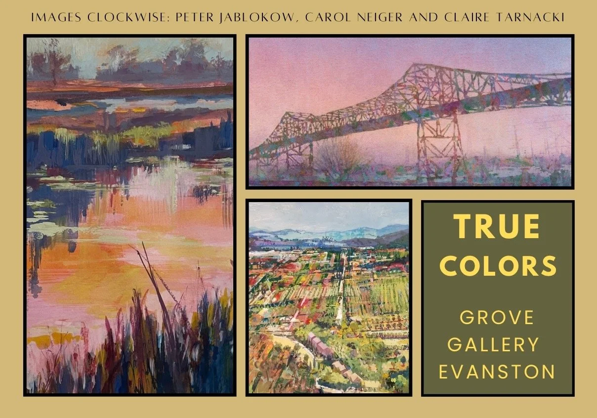 Honored to be part of &quot;True Colors,&quot; opening Saturday, September 6, at Grove Gallery in Evanston
I&rsquo;ll be there 3:30&ndash;5:00 and would love to connect. All works are available for acquisition. 

#ArtExhibition #GalleryOpening #ArtCo
