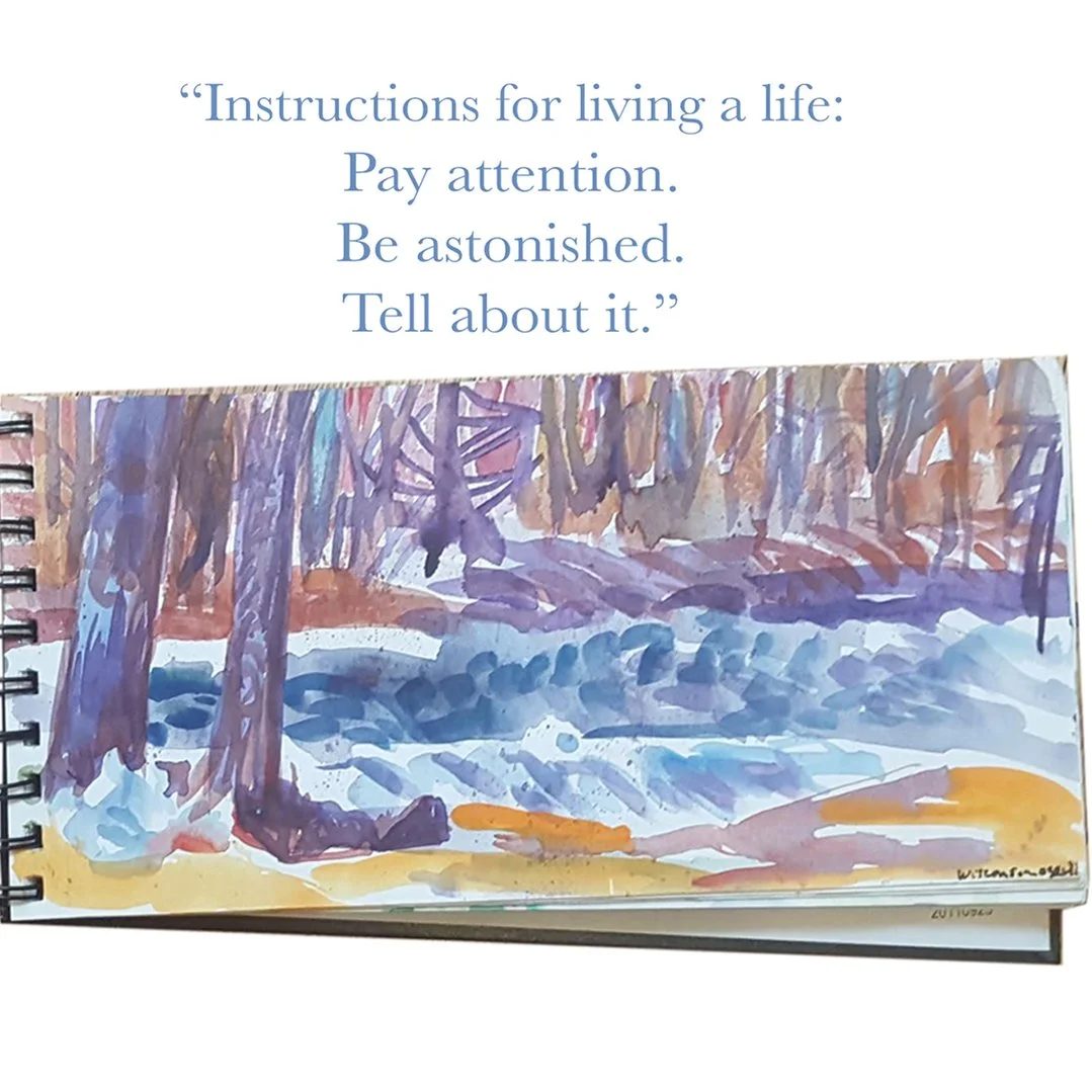 &ldquo;Instructions for living a life:
Pay attention.
Be astonished.
Tell about it.&rdquo;
&mdash;Mary Oliver

At the darkest time of the year,
we are invited not to consume more&mdash;
but to listen more.

Winter asks us to go inward,
to sit with wh
