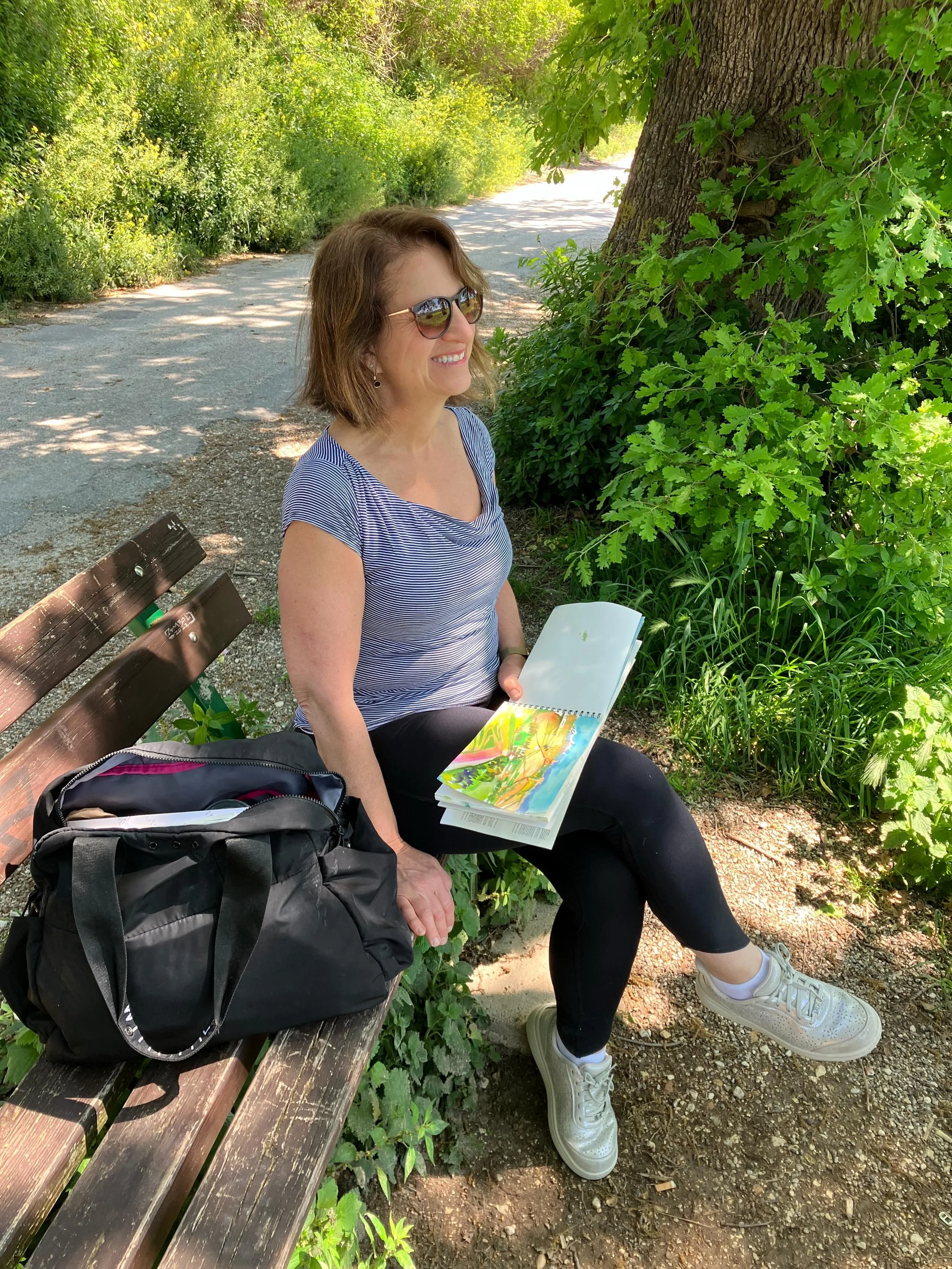 I&rsquo;ve been so fortunate this year with travel to Europe where I can be in one of my happiest places- painting the landscape. I&rsquo;ve been studying Notan-a Japanese word meaning &ldquo;light and dark&rdquo; and trying to capture the soul of wh