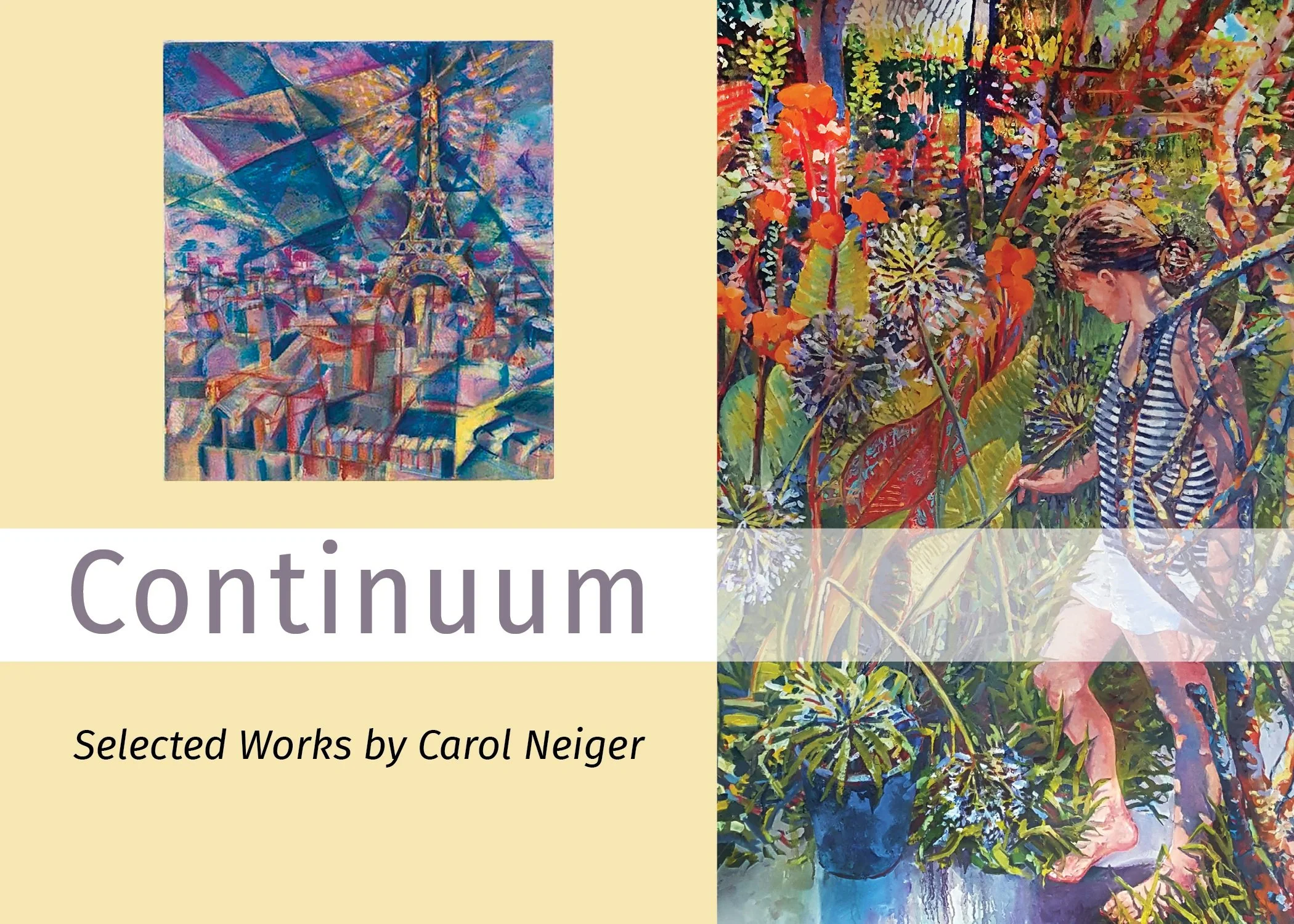 I'm excited to share that my first solo exhibition, Continuum: Selected Works by Carol Neiger, opens August 1 at Grove Gallery in Evanston.

After nearly four decades leading NeigerDesign, I'm looking forward to spending more time in my studio and sh