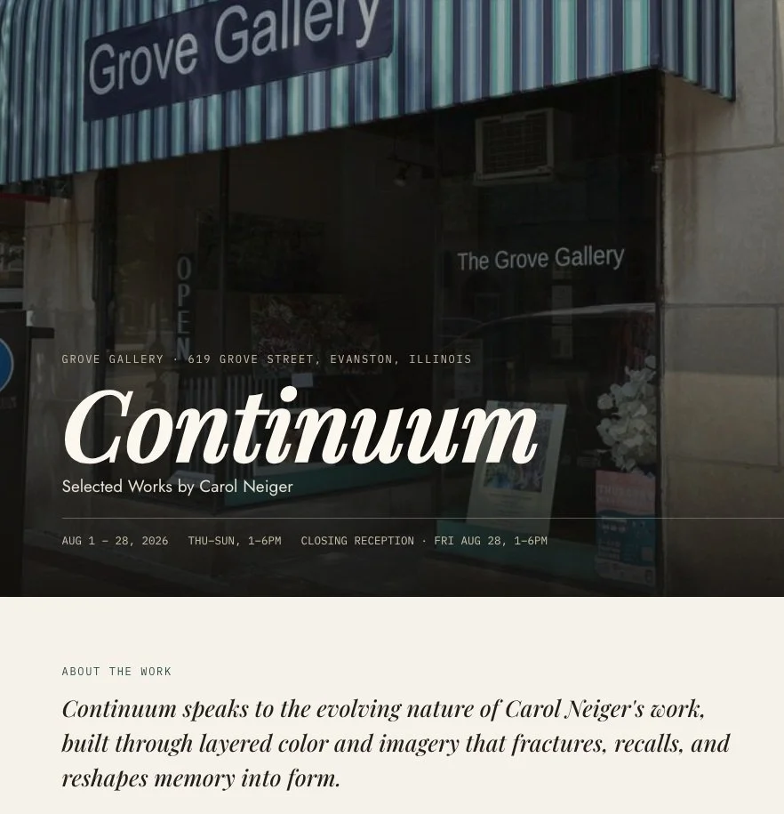 For those of you who said, "I wish I could be there&hellip;" 💛
This one's for you. I walked through Continuum and filmed it just for you.

So many of you&mdash;some since grade school, long before I ever imagined doing this&mdash;have told