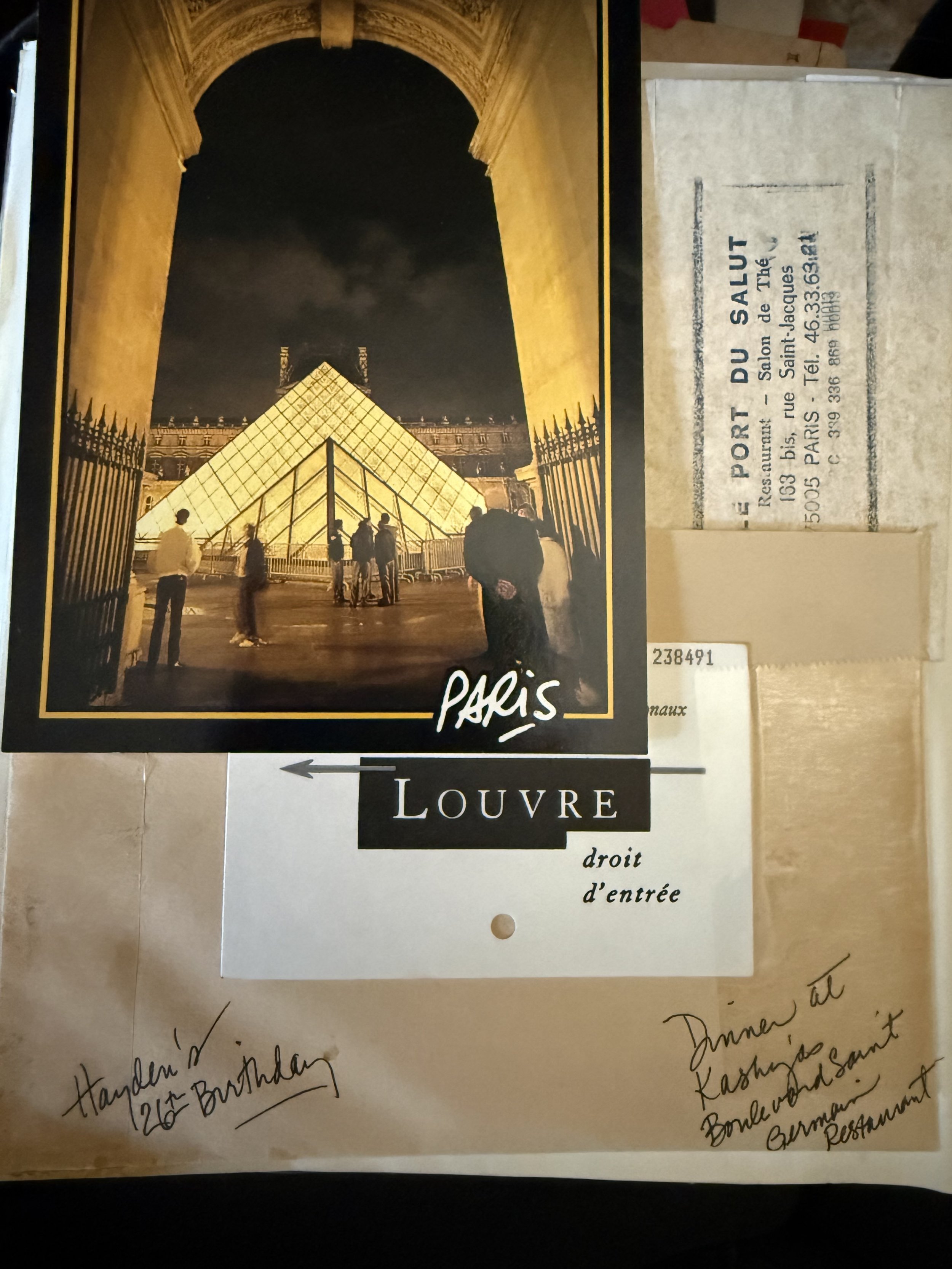 Paris Journal 1992 Final Day