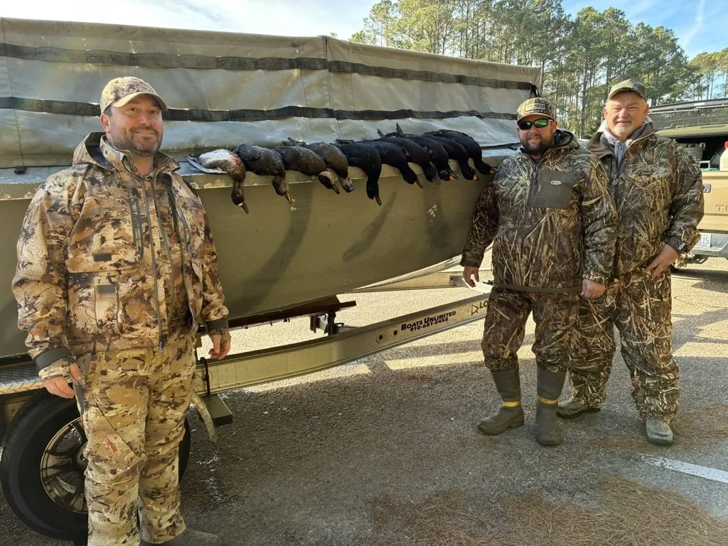 Guided duck hunt in north carolina with eastern waterfowl.
