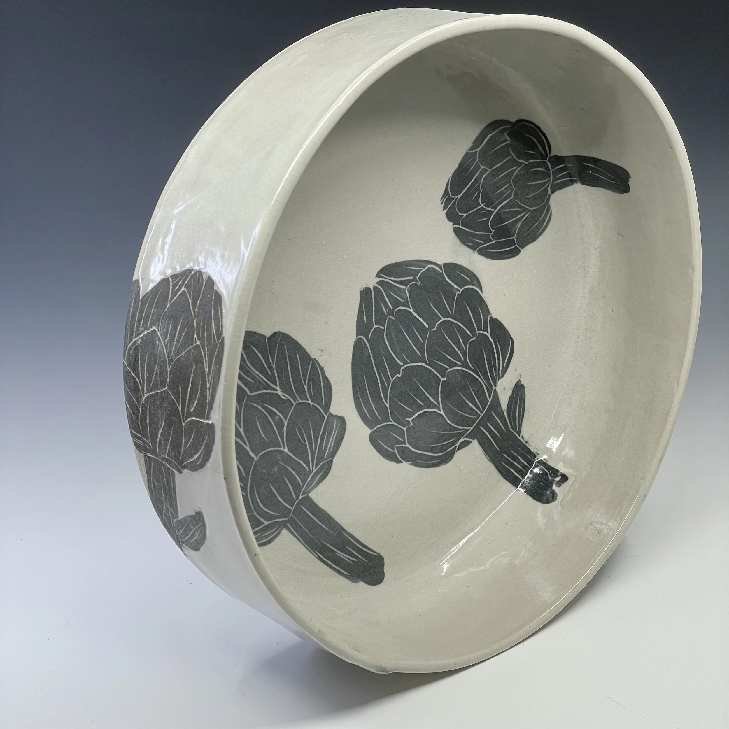 Artichoke serving bowl