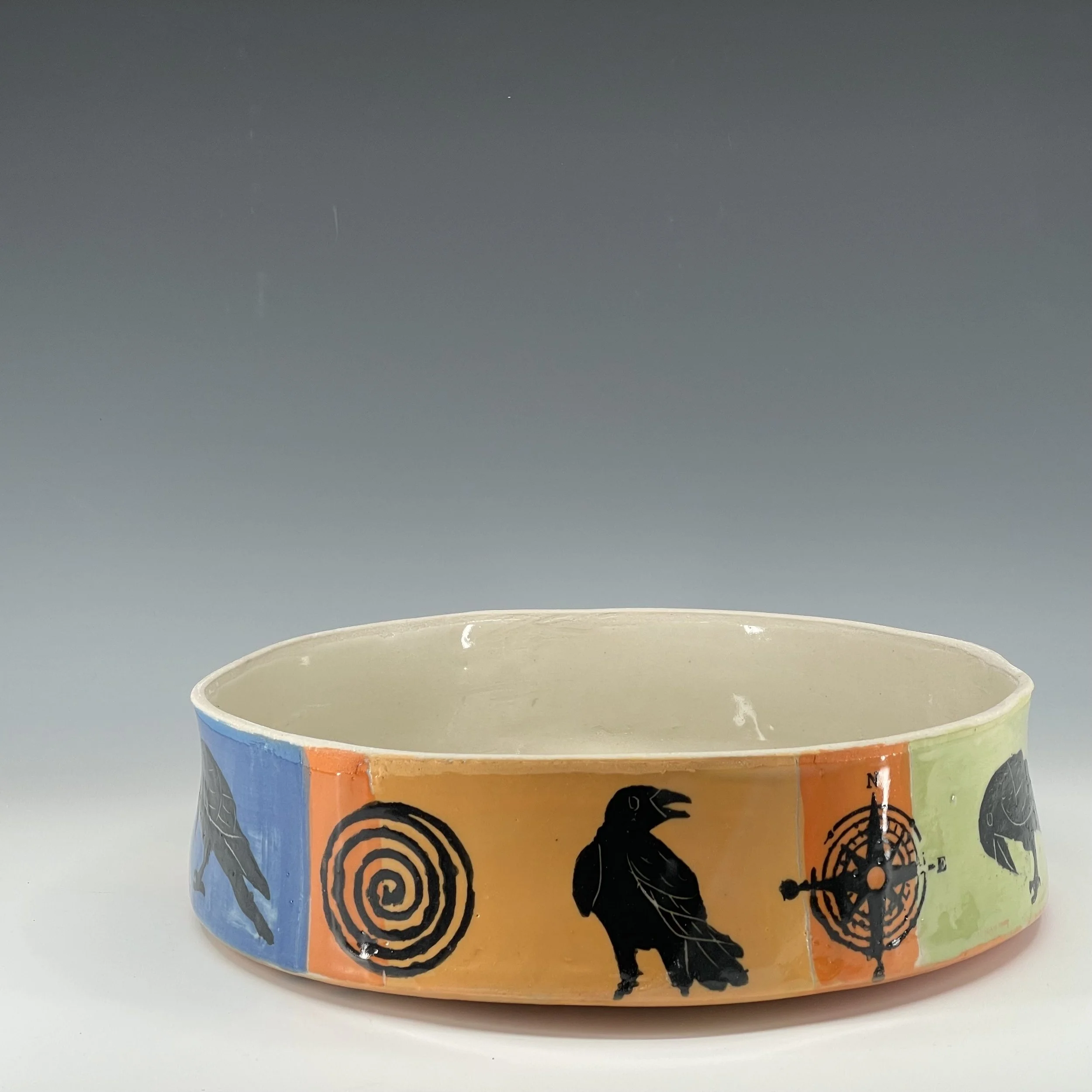 Raven gathering bowl side