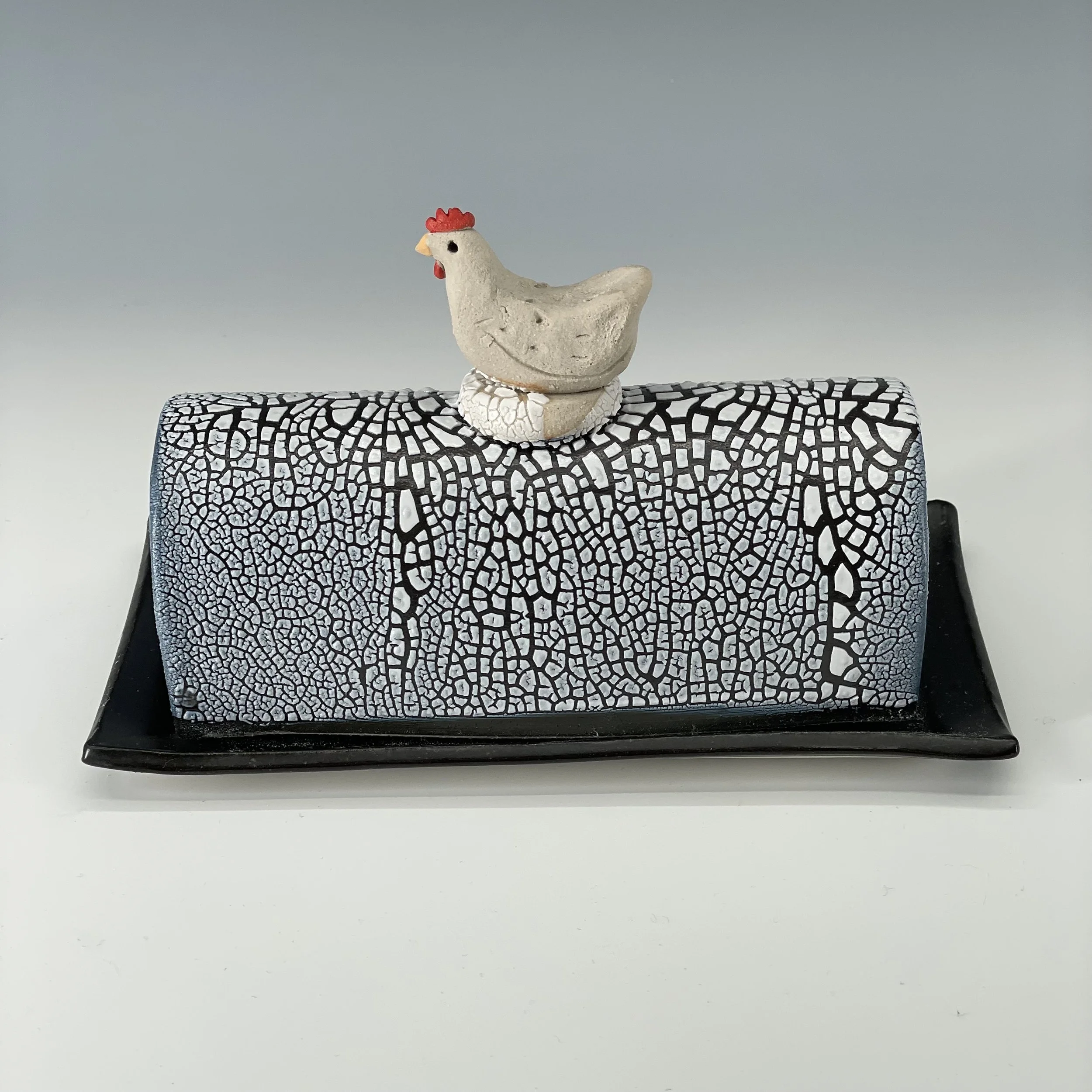 chicken butter dish