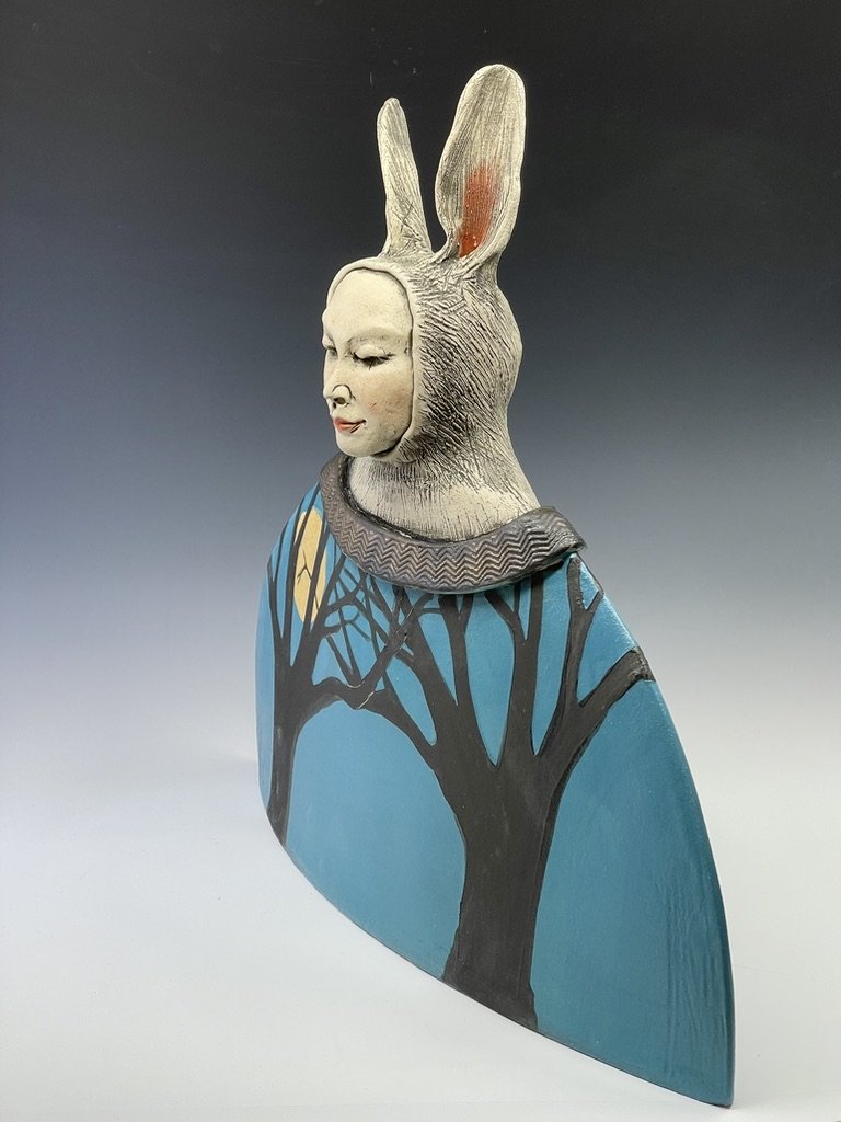 Rabbit Moon side view