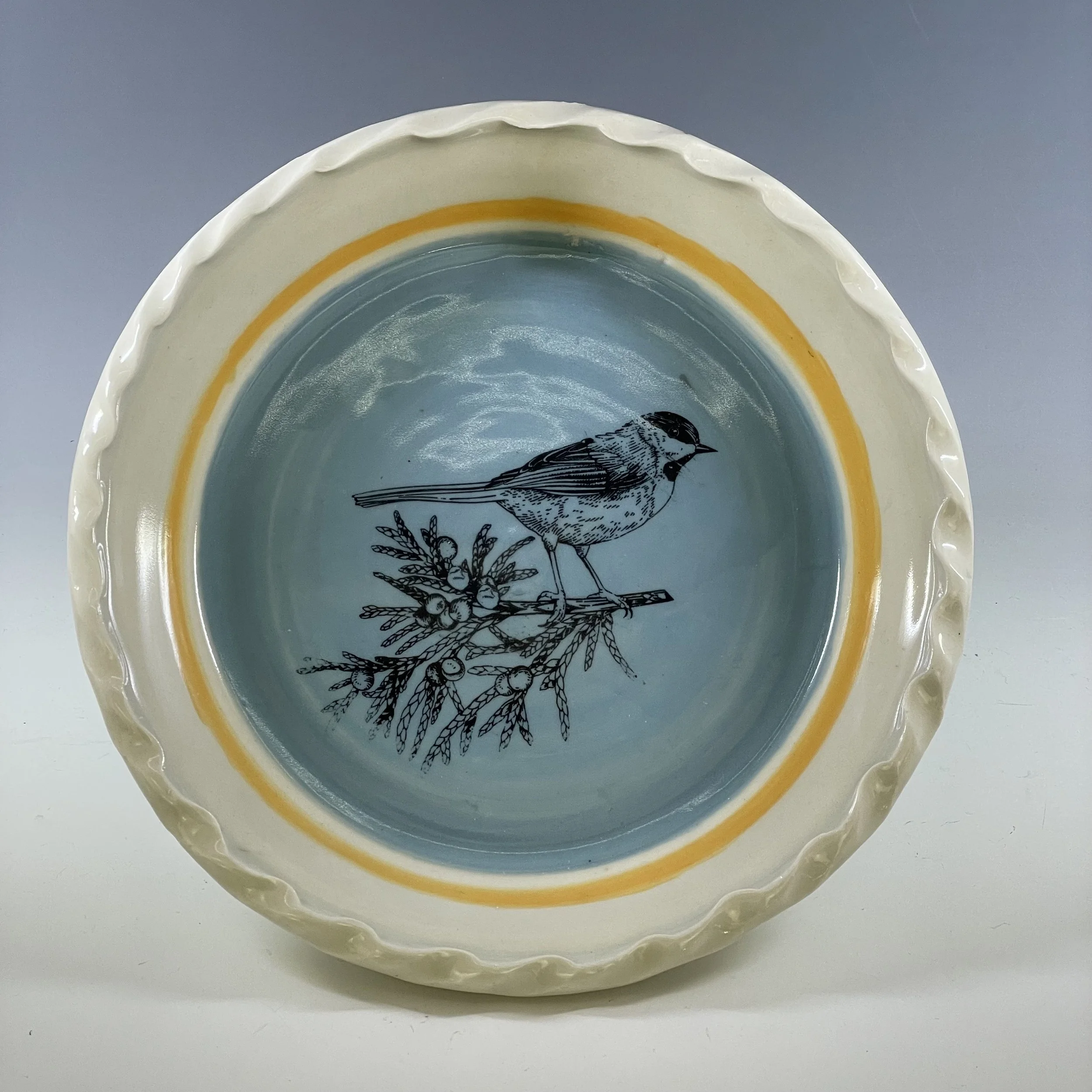 Black Crackle soup/cereal bowl — Barbara Glynn Prodaniuk Pottery