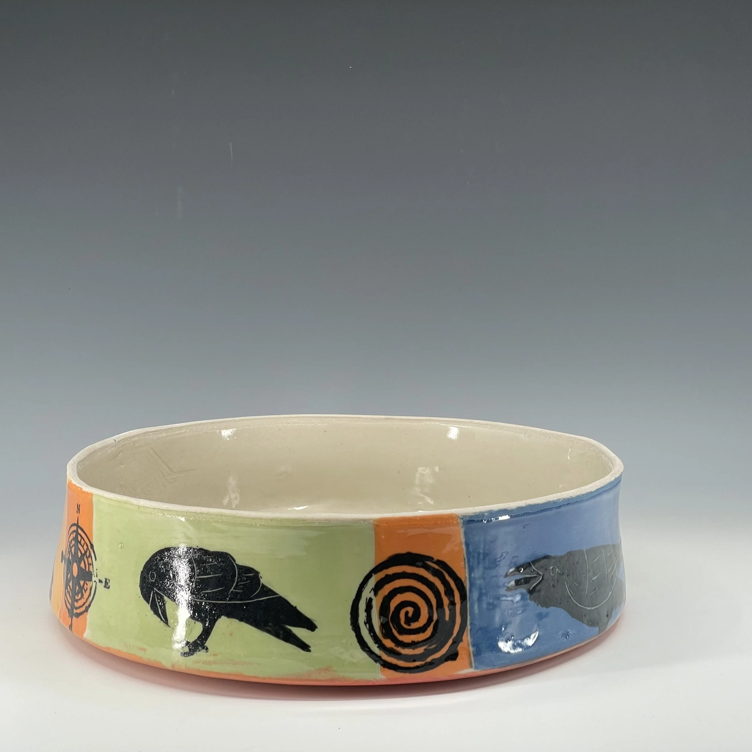 Raven gathering bowl side 2