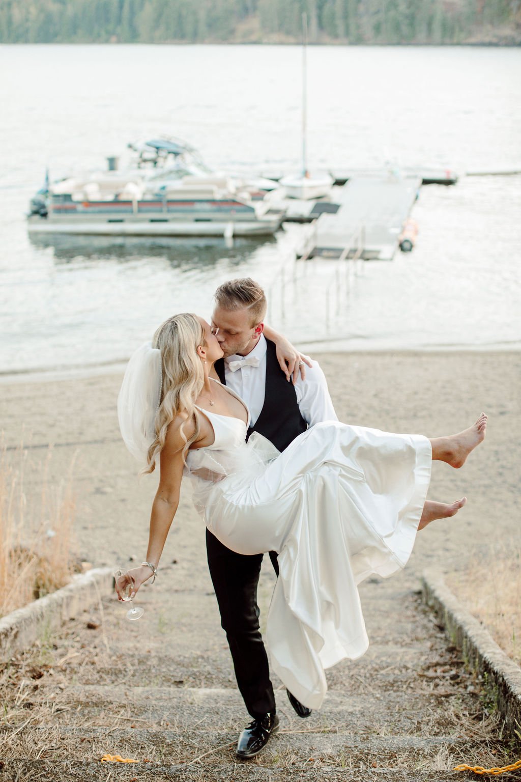 Event Coordinator creating the perfect sunset photos.