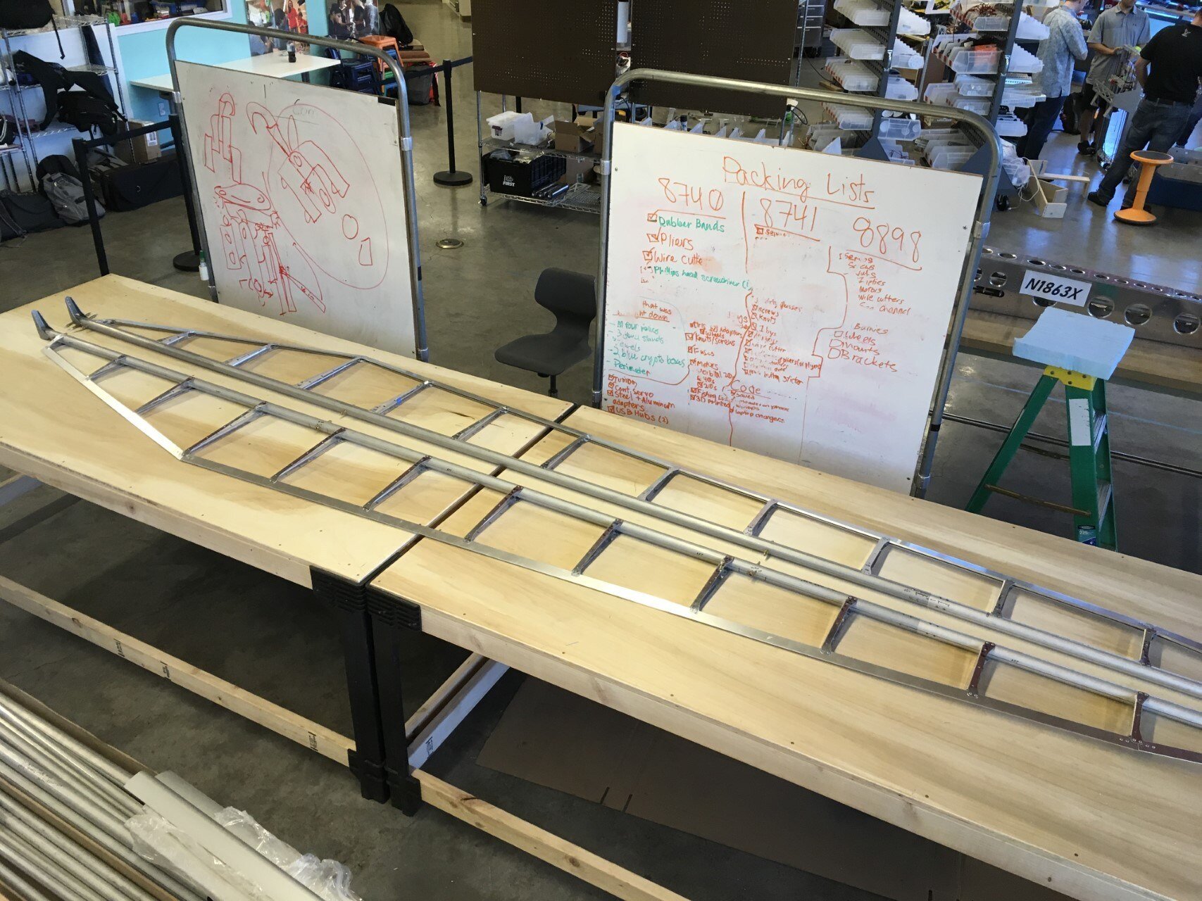   We will most likely use Oratex to cover the ailerons.  