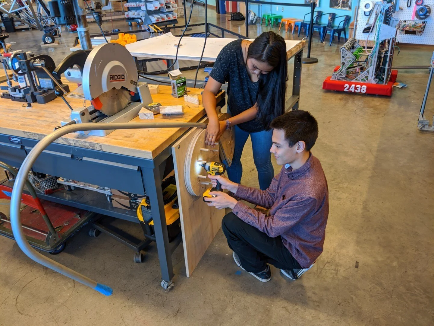 The first bend is complete. Here we are re-positioning the wing tip so that we can proceed with the second bend of about 36°.