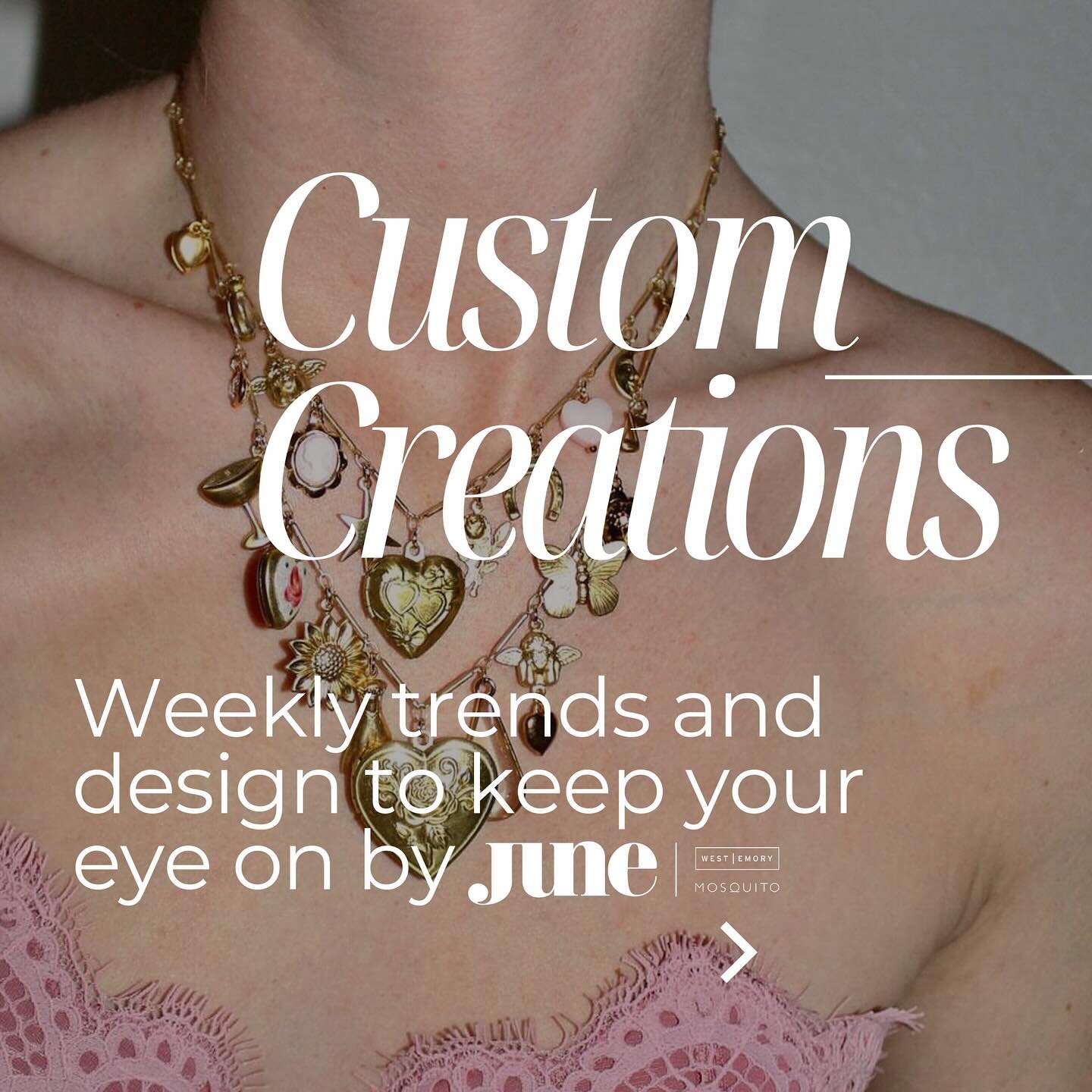 Who doesn&rsquo;t love custom jewelry? This week we are taking a look at the rise in popularity of custom jewelry. Would you wear a custom piece? ✨