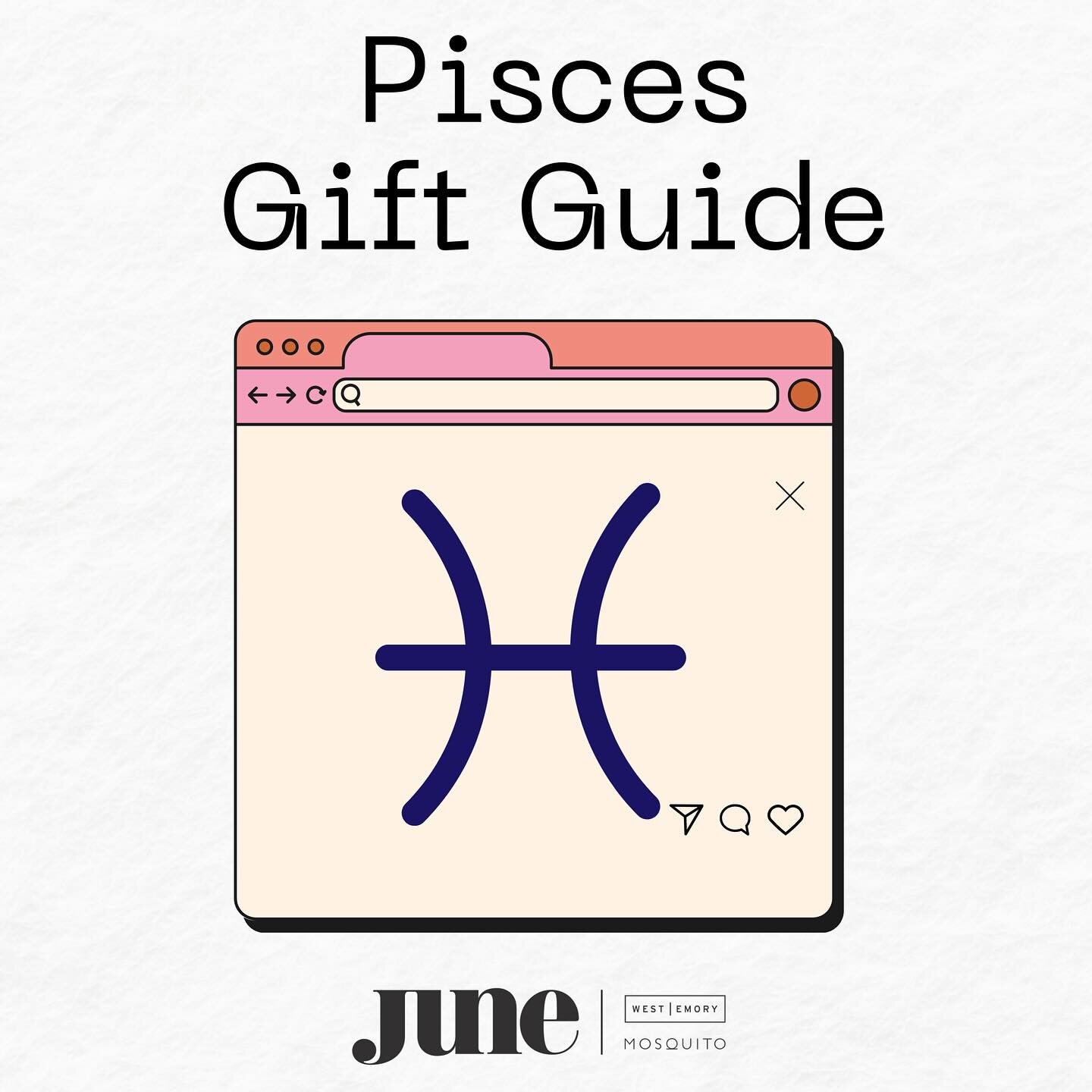 Pisces season is here! Swipe to learn more about Pisces and some gifts they&rsquo;ll love ♓️