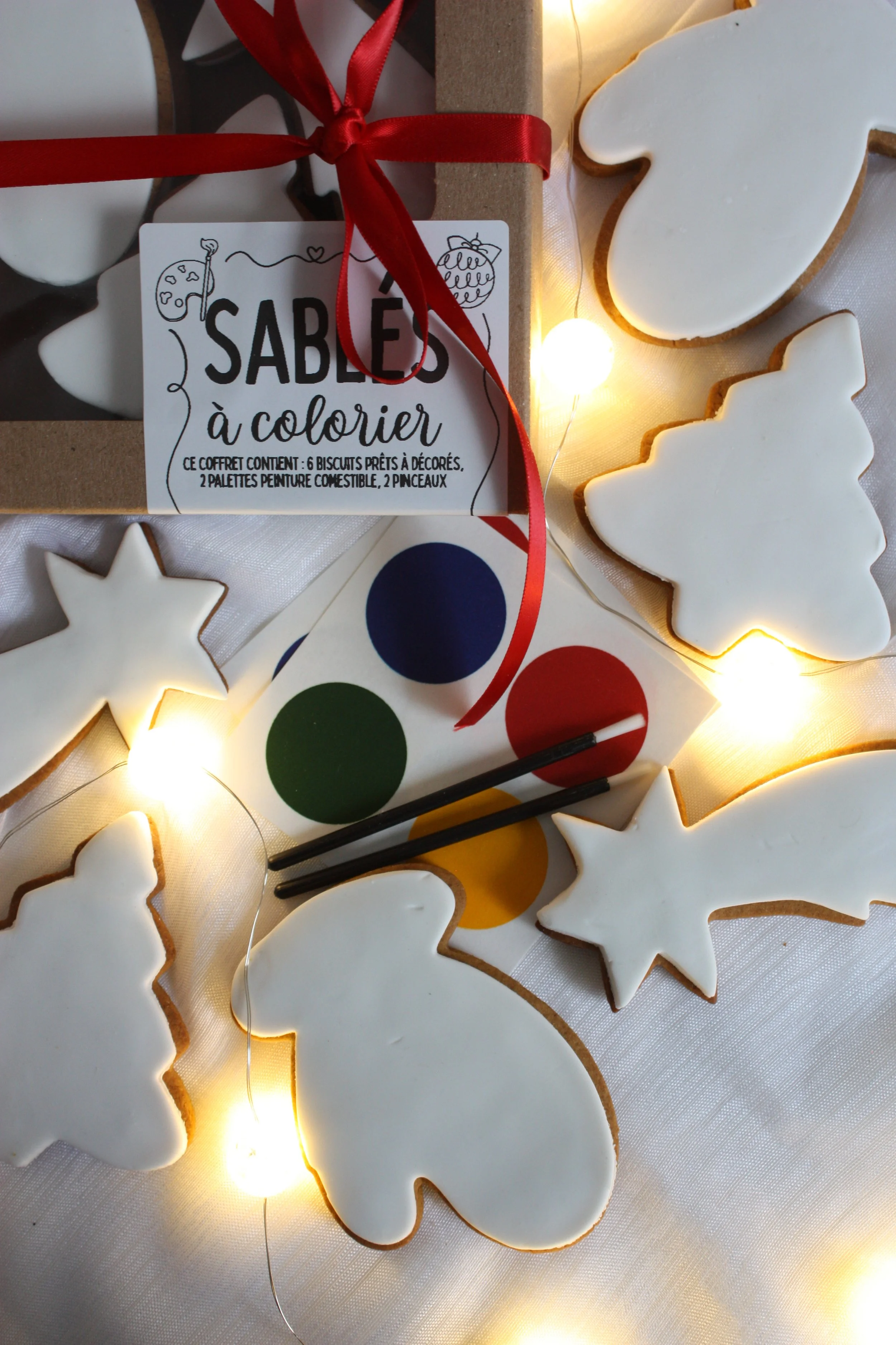 COFFRET DE SABLÉS À COLORIER