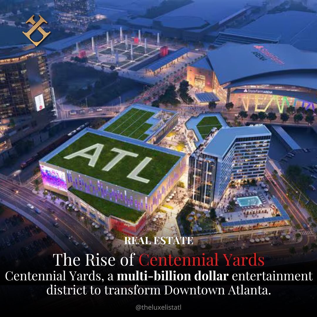 𝐀𝐓𝐋𝐀𝐍𝐓𝐀 𝐑𝐄𝐀𝐋 𝐄𝐒𝐓𝐀𝐓𝐄

The future of #DowntownAtlanta is under construction! 

@CentennialYards is transforming 50 acres of downtown into a vibrant mix of shops, offices, and entertainment. 

It&rsquo;s more than just a development - i