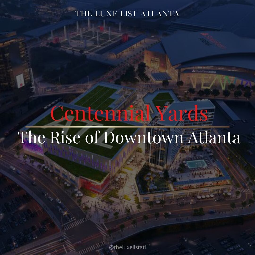 𝐀𝐓𝐋𝐀𝐍𝐓𝐀 𝐑𝐄𝐀𝐋 𝐄𝐒𝐓𝐀𝐓𝐄

The future of #DowntownAtlanta is under construction! 

@CentennialYards is transforming 50 acres of downtown into a vibrant mix of shops, offices, and entertainment. 

It&rsquo;s more than just a development - i