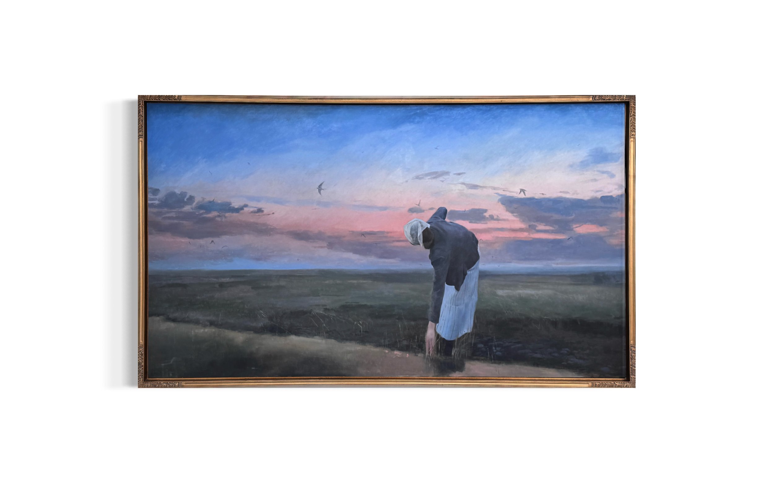 "Rapid Wings", 40 x 70 inches, oil on panel