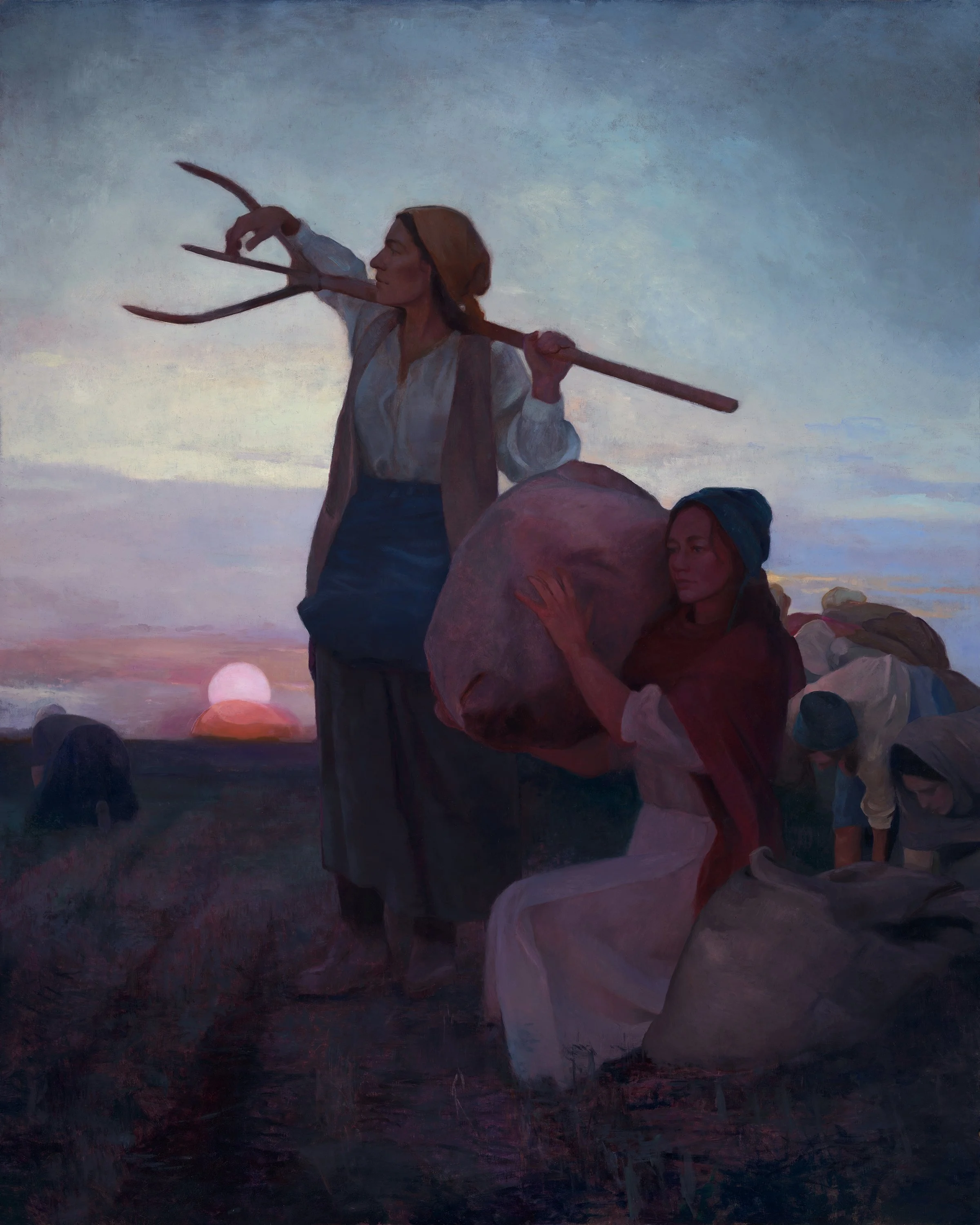 "Come Summer" 48 x 60 inches, oil on panel