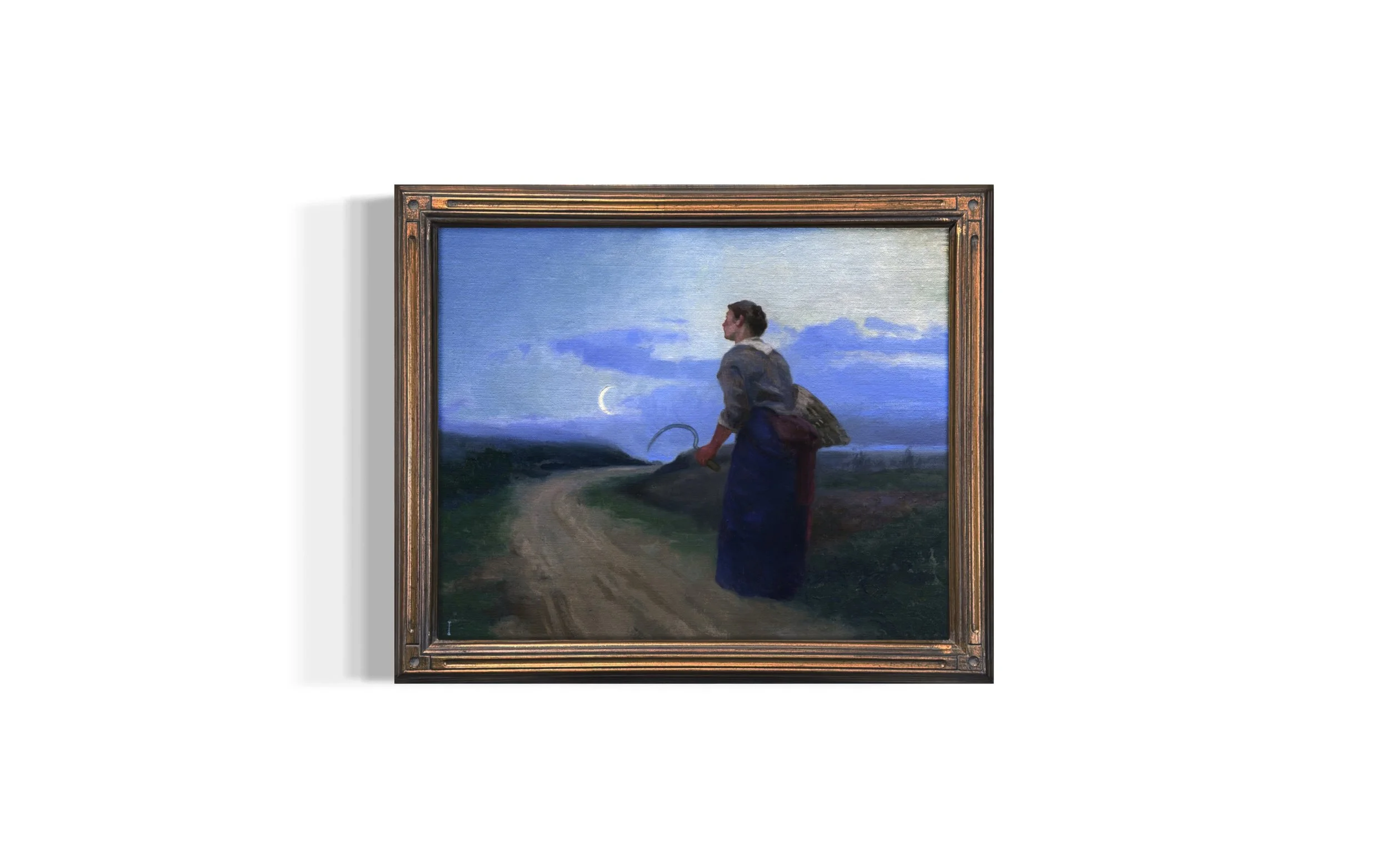 "Blue Hour", 11 x 14 inches, oil on panel 