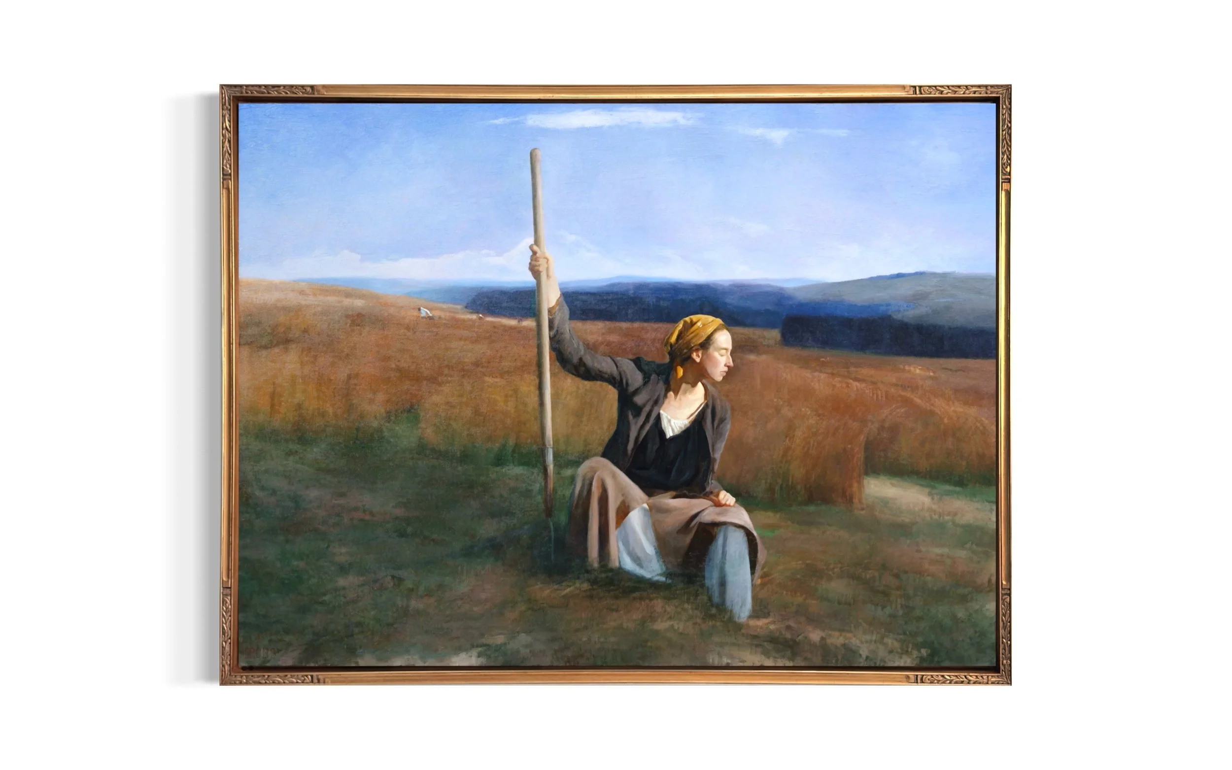 "On the Land, II" 36 x 38 inches, oil on linen
