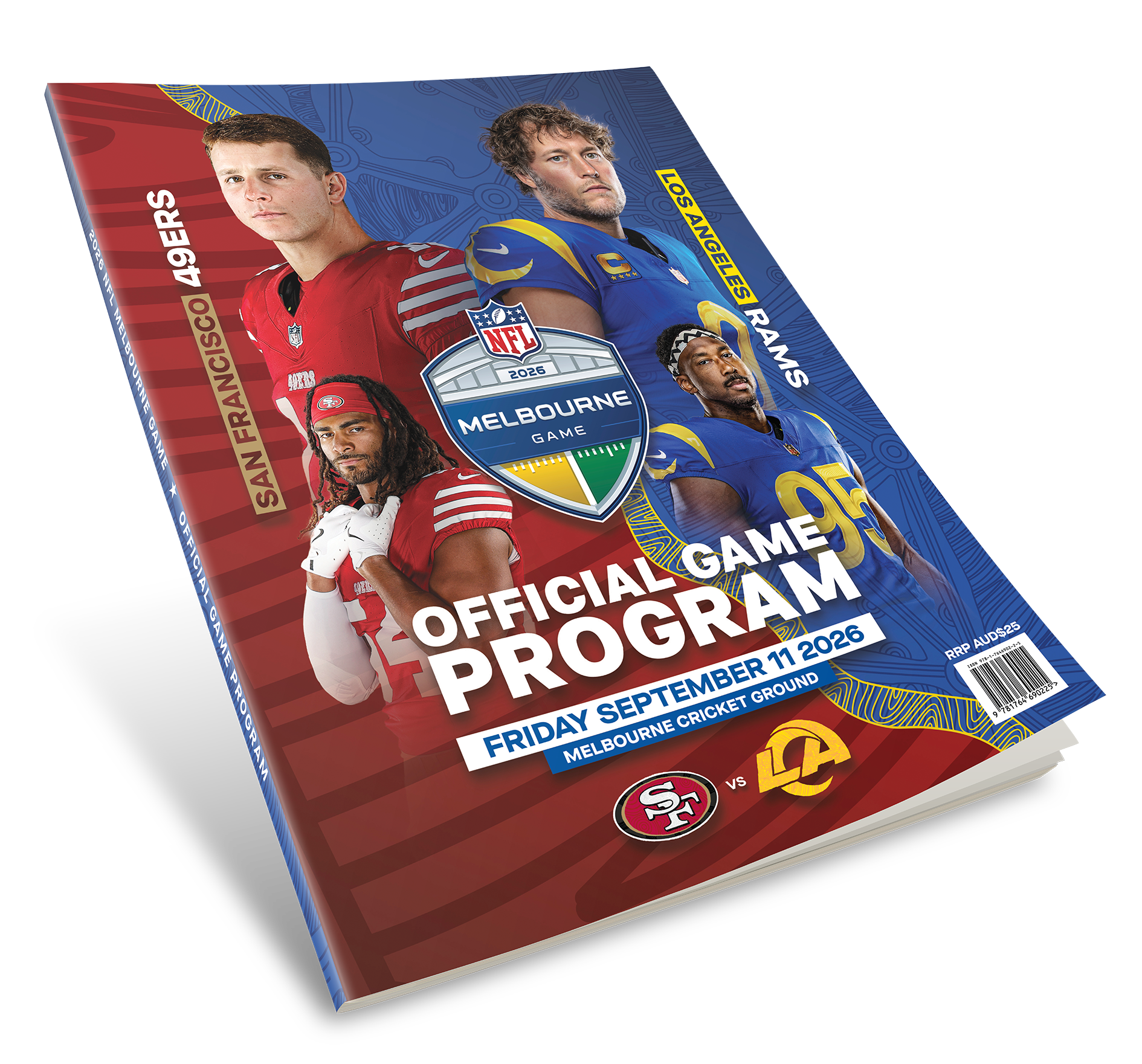 2026 NFL Melbourne Game official program