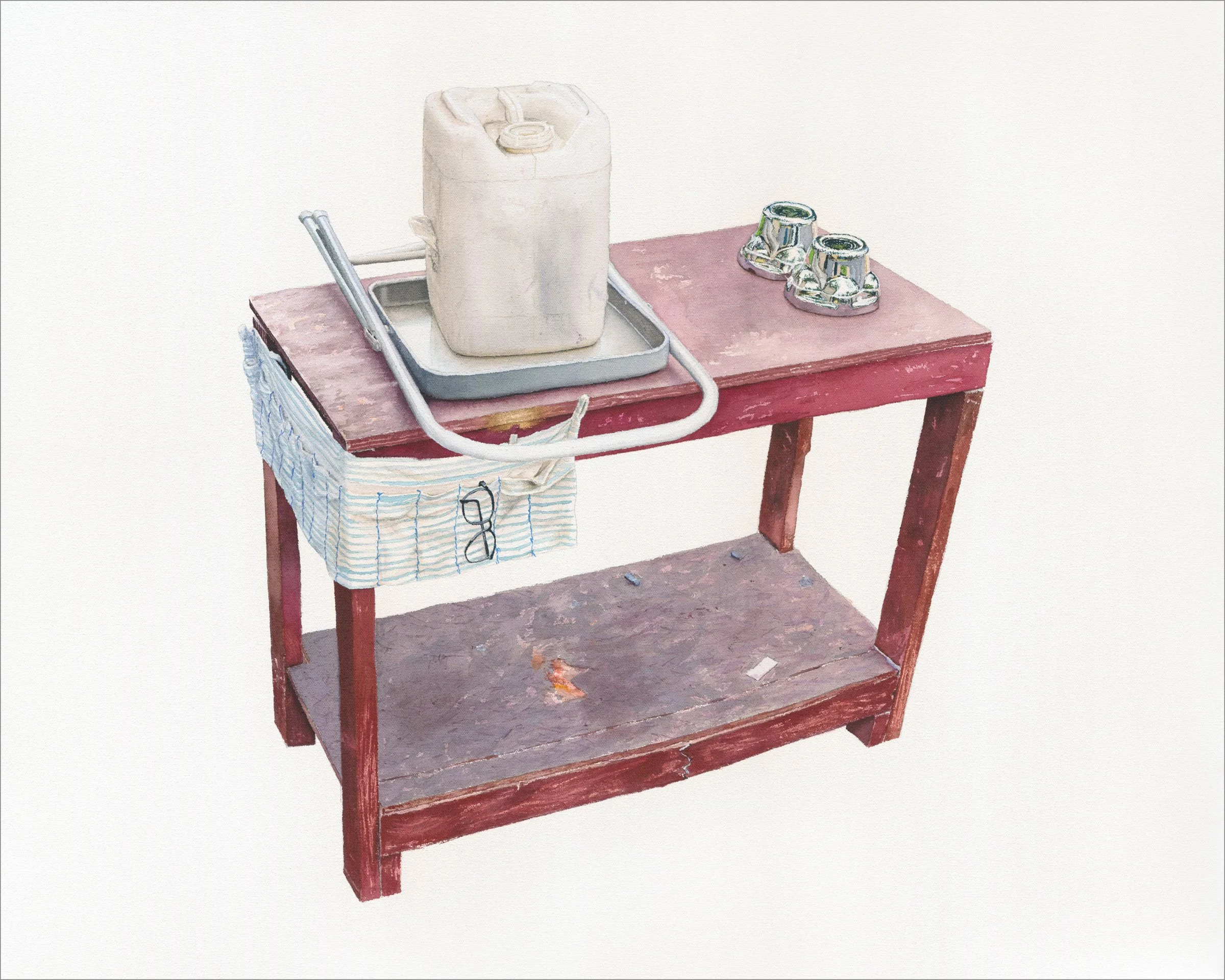 Discard Pile 76, 2021   20" x 16", acrylic on canvas unframed, raw canvas sides $2000