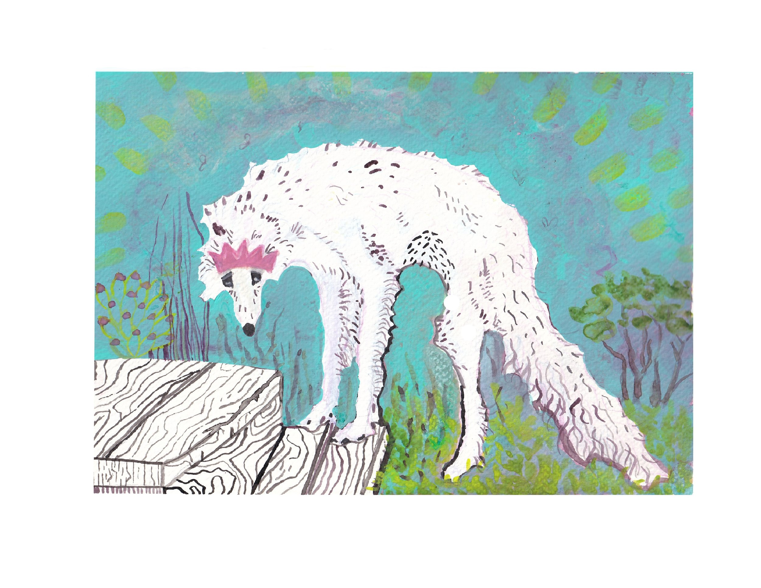 Print: Queen of the Borzoi