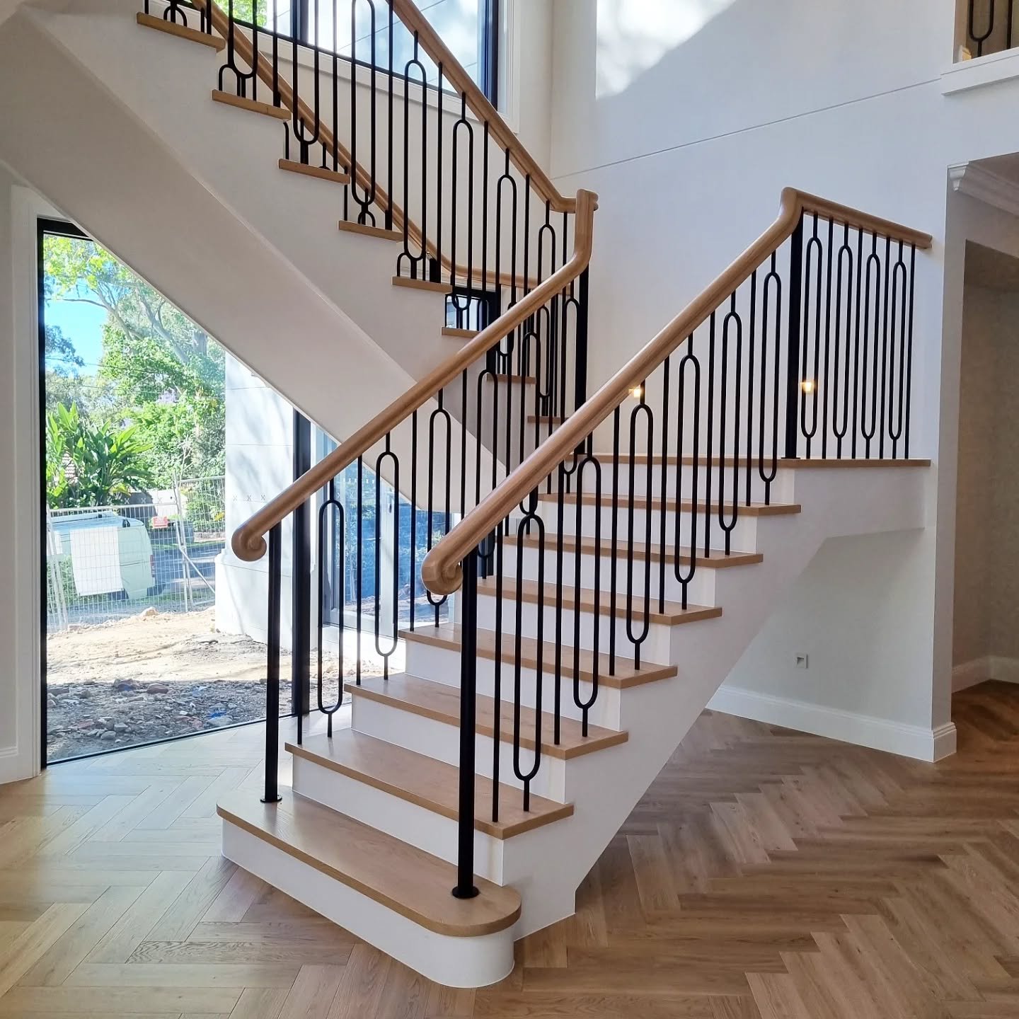 Some more shots of our Warrawee staircase for @construction_by_design. Stunning staircase and home.