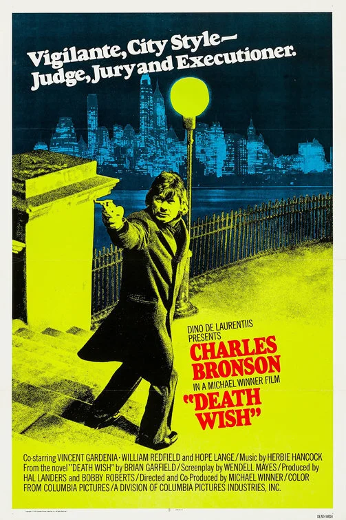 Original poster for "Death Wish" (1974).