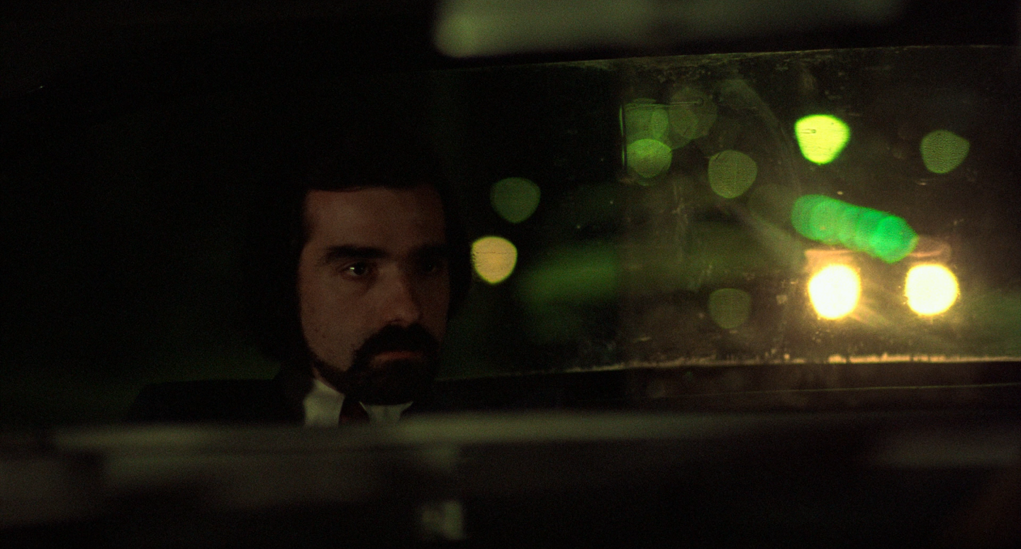 Still image from “Taxi Driver” (1976), directed by Martin Scorsese, photographed by Michael Chapman.