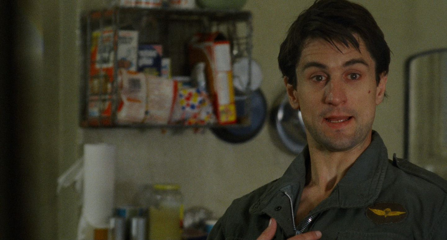 Still image from “Taxi Driver” (1976), directed by Martin Scorsese, photographed by Michael Chapman.
