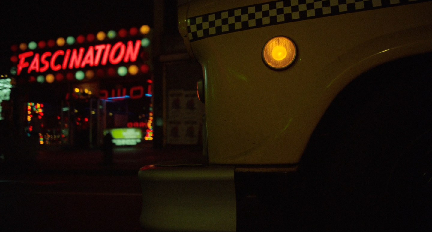 Still image from “Taxi Driver” (1976), directed by Martin Scorsese, photographed by Michael Chapman.